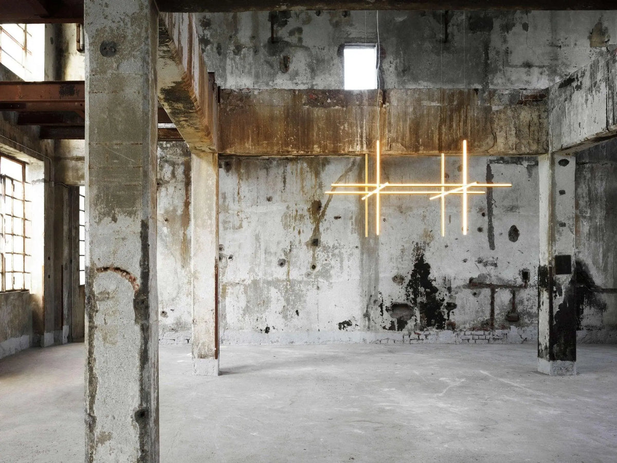 Lampa wisząca COORDINATES 4 szampański, marka Flos