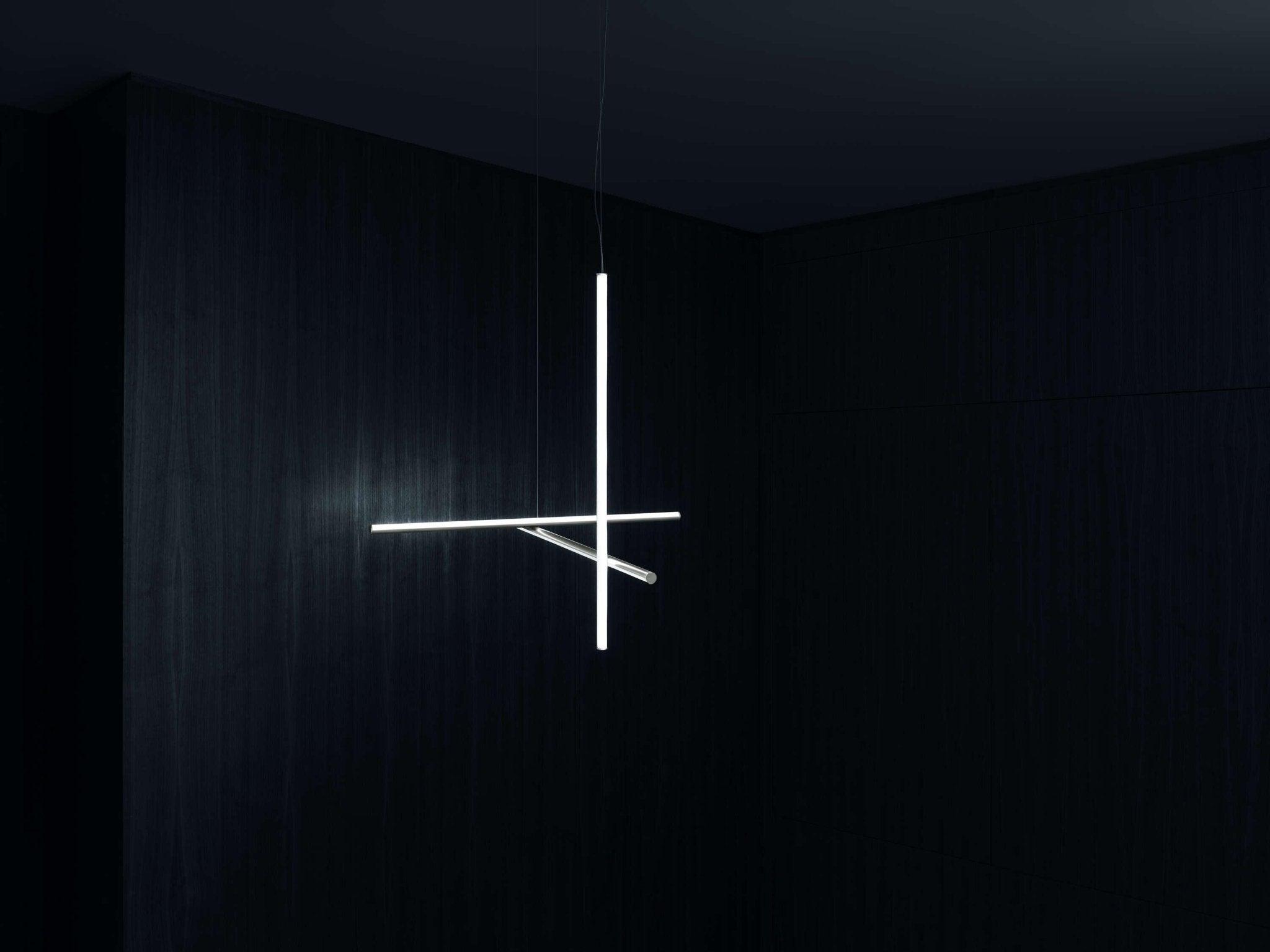 Lampa wisząca COORDINATES srebrny – styl minimalistyczny