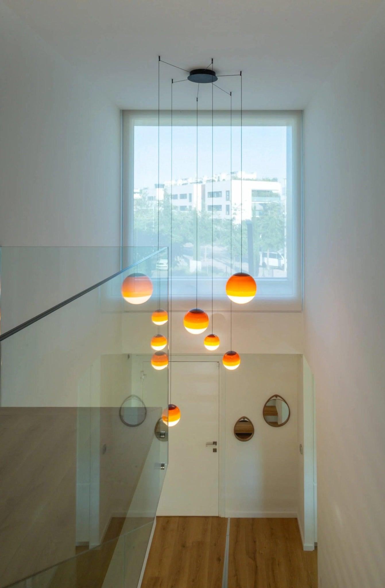 Lampa wisząca DIPPING bursztynowy Marset Eye on Design