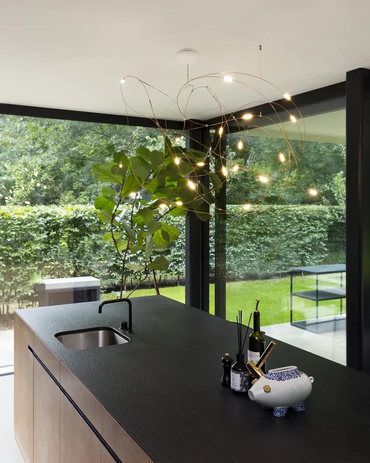 Lampa wisząca FLOCK OF LIGHT brąz Moooi Eye on Design