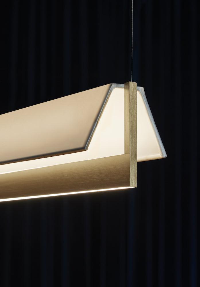 Lampa wisząca FLY antracytowy z białą bawełną Contardi Eye on Design