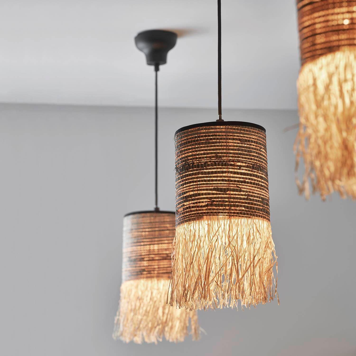 Lampa wisząca FORMENTERA 1L bananowiec i rafia Market Set Eye on Design