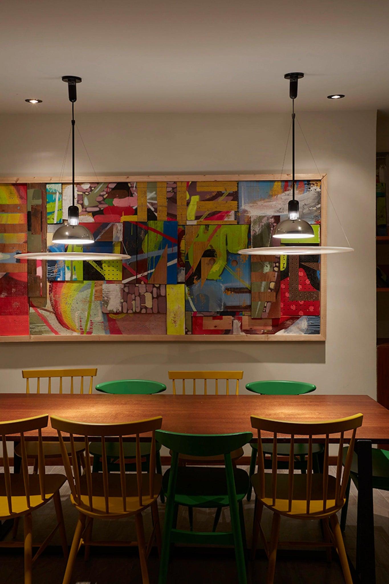 Lampa wisząca FRISBI czarny Flos Eye on Design