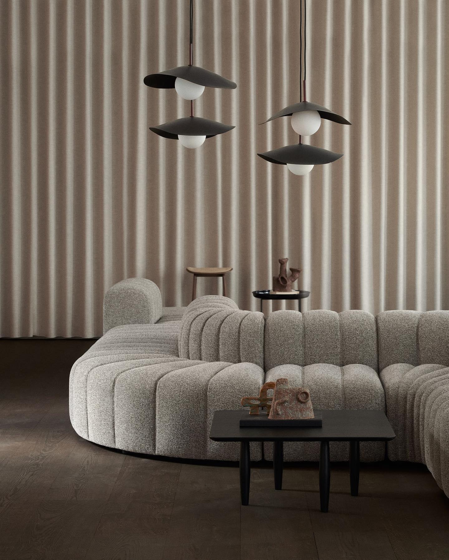 Lampa wisząca FUJI czarny NORR11 Eye on Design