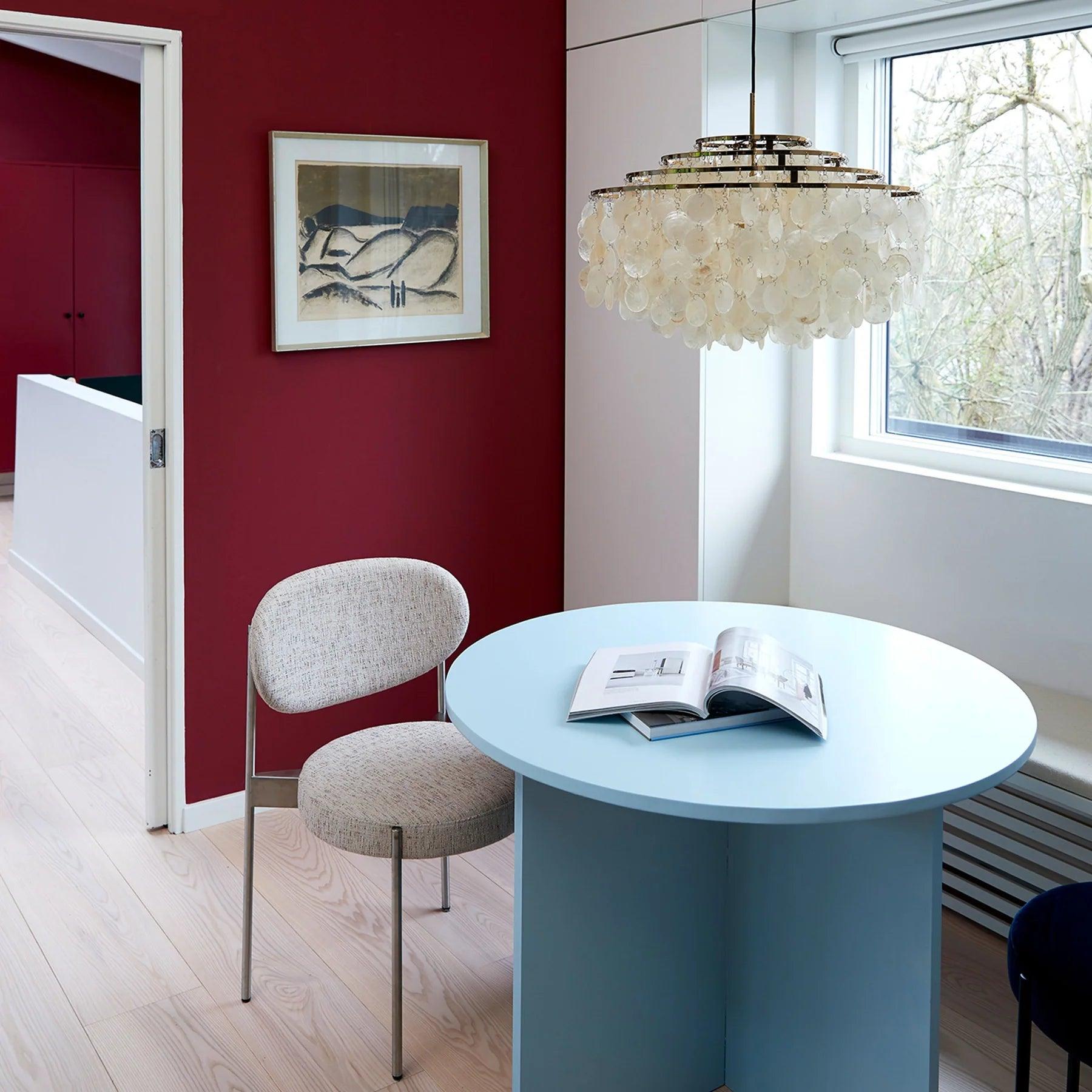 Lampa wisząca FUN 10DM z mosiężną ramą Verpan Eye on Design