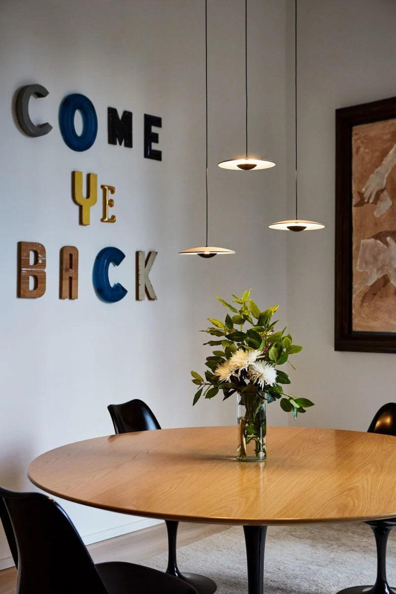 Lampa wisząca GINGER jasnobrązowy z białym wykończeniem Marset Eye on Design