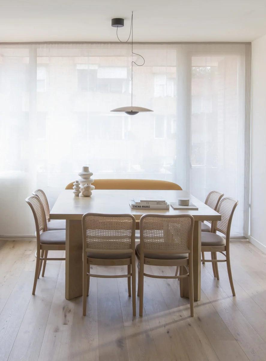 Lampa wisząca GINGER jasnobrązowy z białym wykończeniem Marset Eye on Design