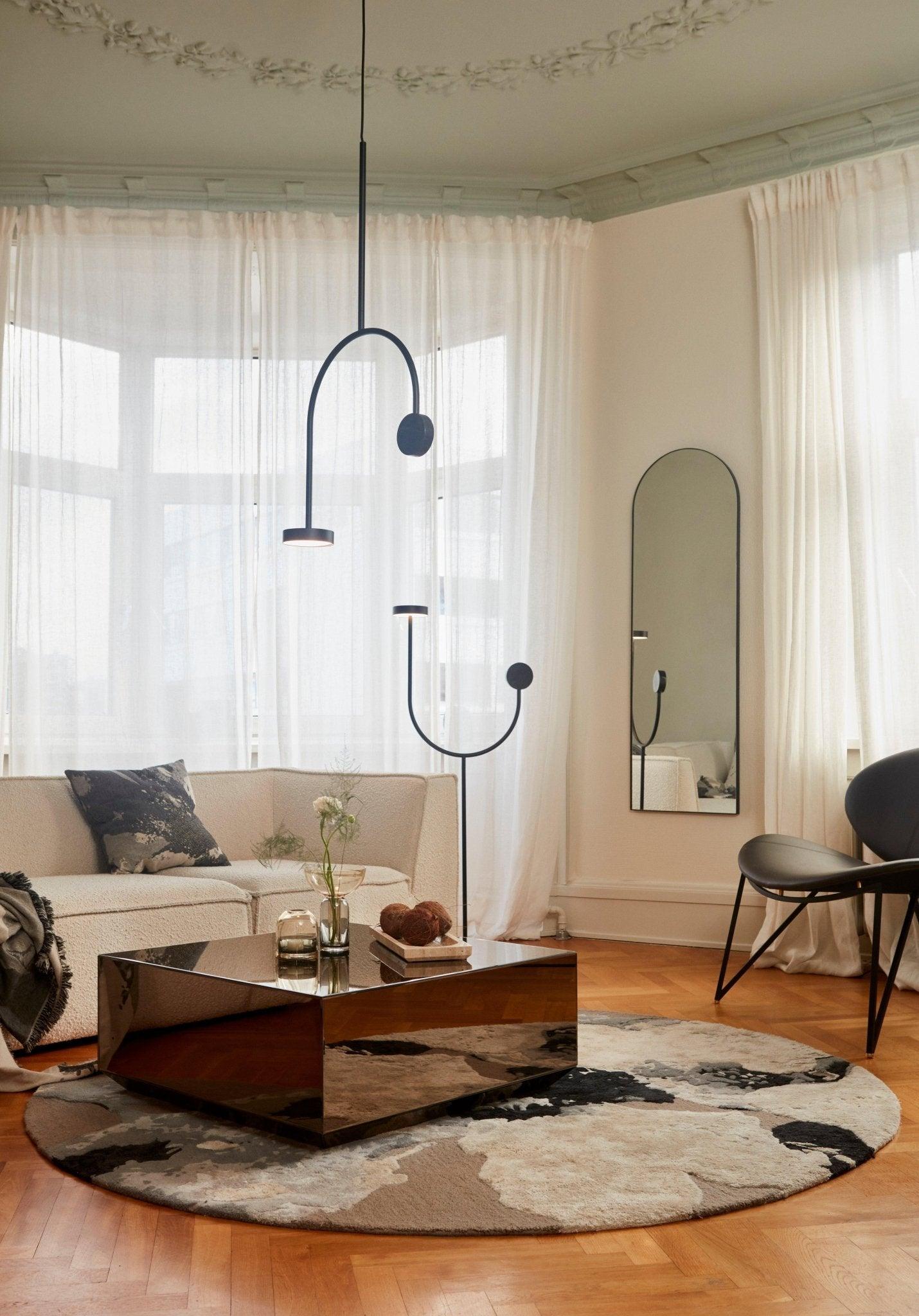 Lampa wisząca GRASIL czarny marmur AYTM Eye on Design