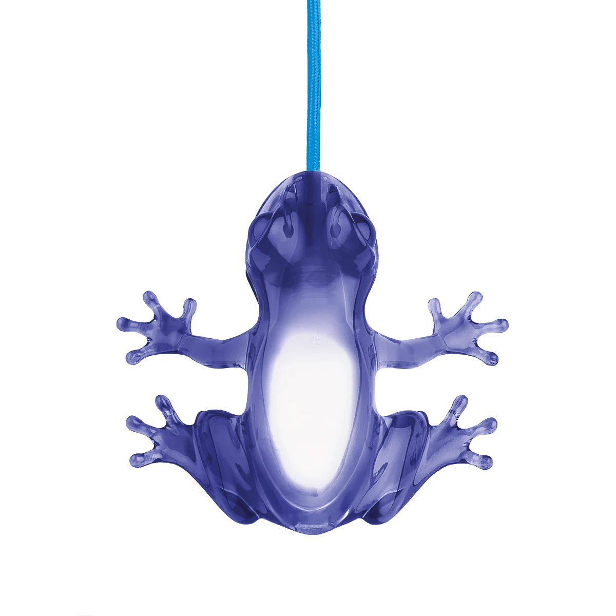 Lampa wisząca HUNGRY FROG niebieski Qeeboo Eye on Design