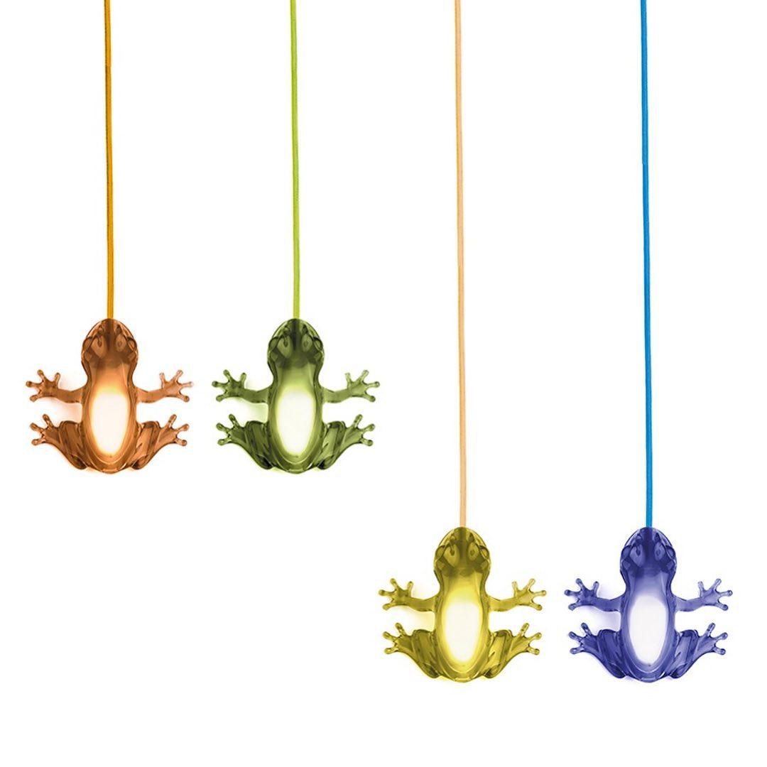 Lampa wisząca HUNGRY FROG szmaragdowy Qeeboo Eye on Design