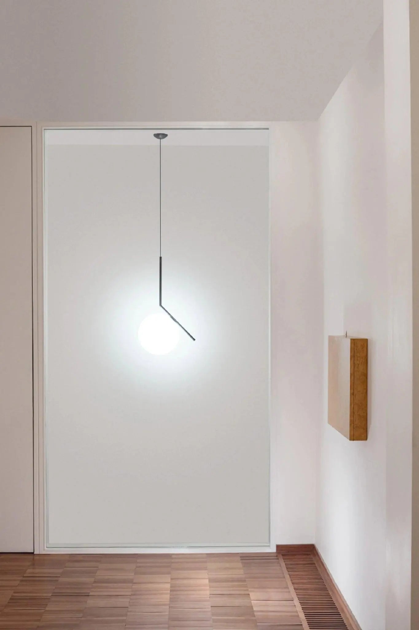 Lampa wisząca IC LIGHTS chromowany – mosiądz i szkło