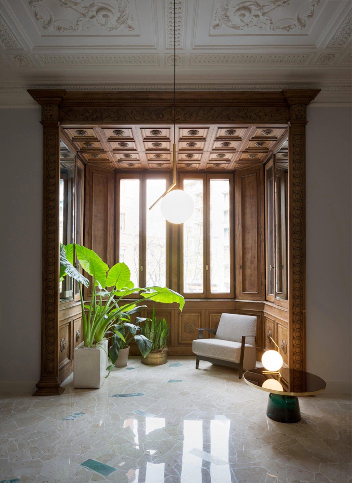 Lampa wisząca IC LIGHTS mosiężny Flos Eye on Design