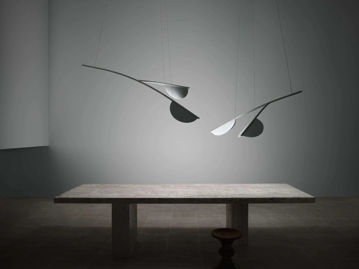 Lampa wisząca krótka ALMENDRA ORGANIC antracytowy – styl nowoczesny