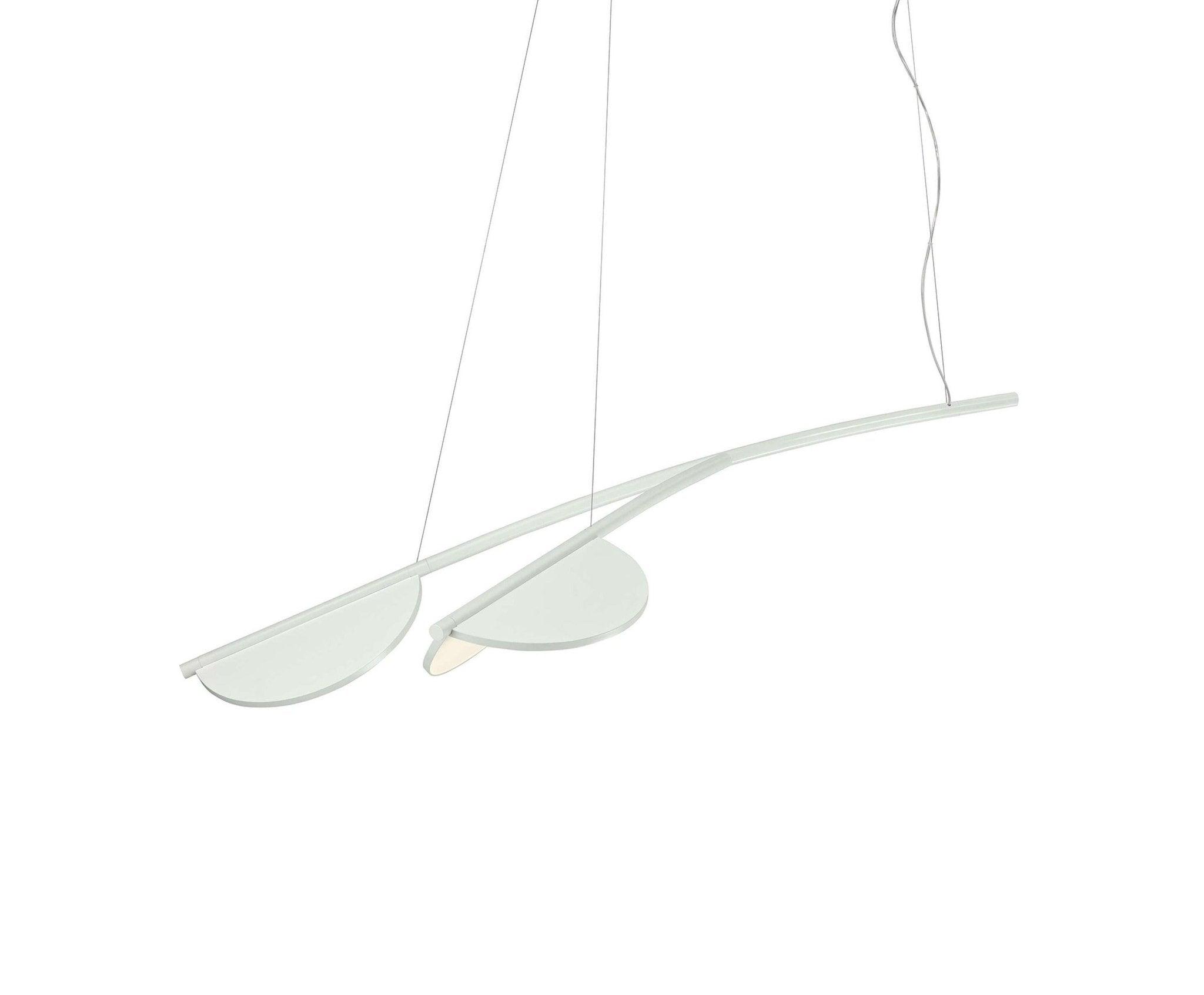 Lampa wisząca krótka ALMENDRA ORGANIC biały Flos 2 Eye on Design