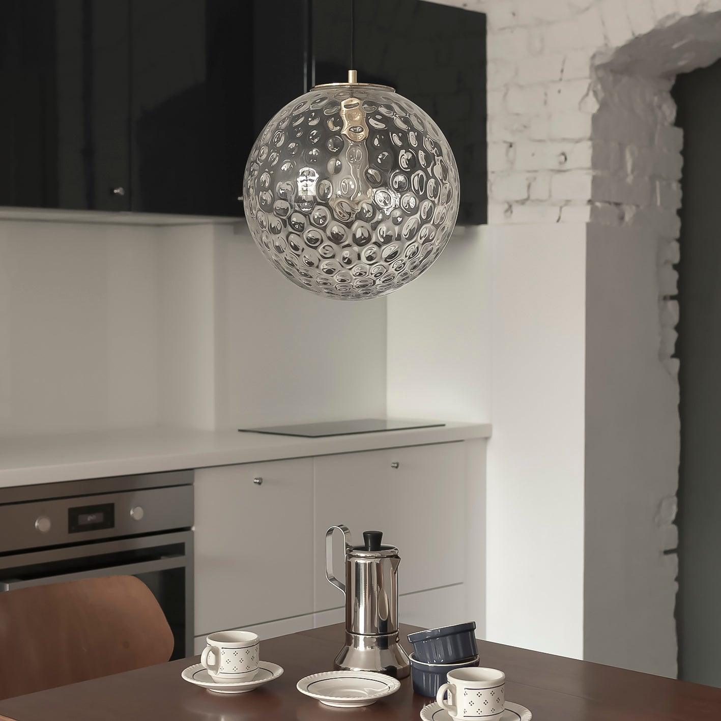 Lampa wisząca KULA REFLEKSYJNA nikiel Embassy Interiors Eye on Design