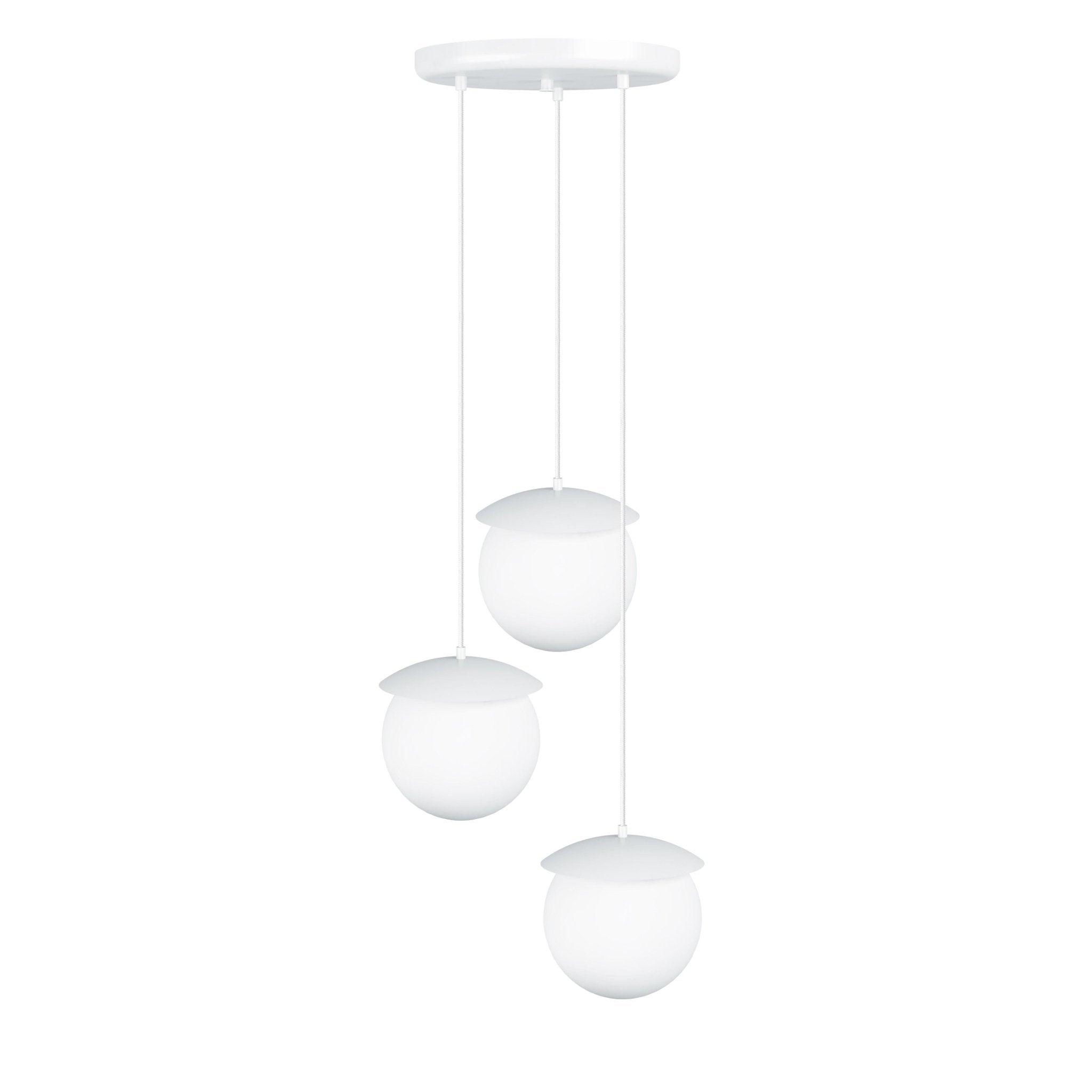 Lampa wisząca KUUL TRE biały Ummo 3x20 cm Eye on Design