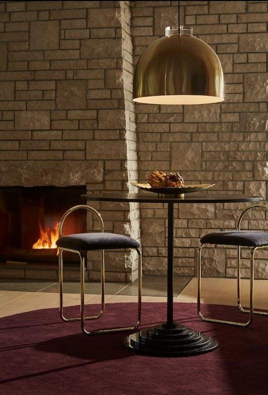 Lampa wisząca LUCEO ROUND złoty AYTM Eye on Design