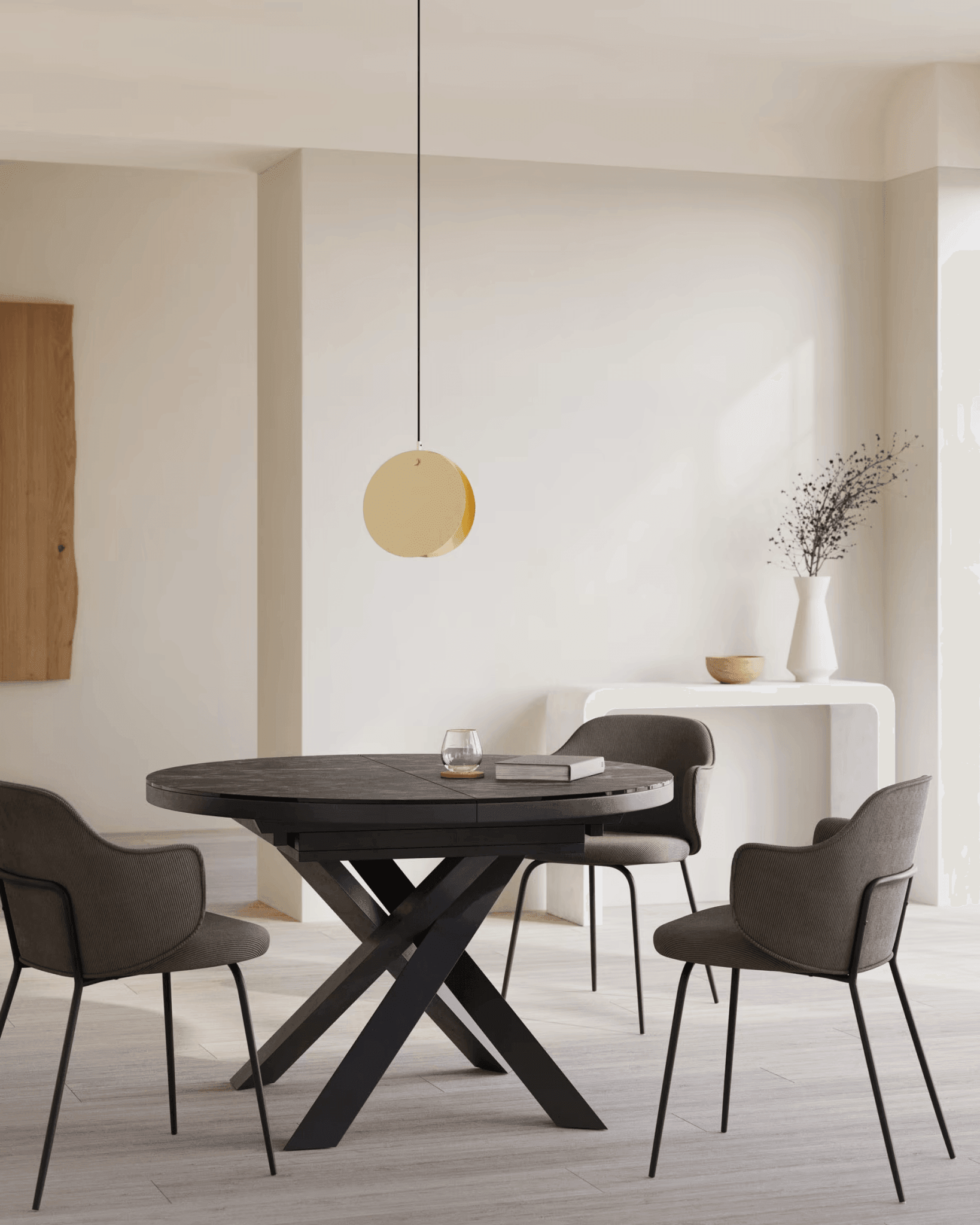 Lampa wisząca MONICA mosiężny La Forma Eye on Design