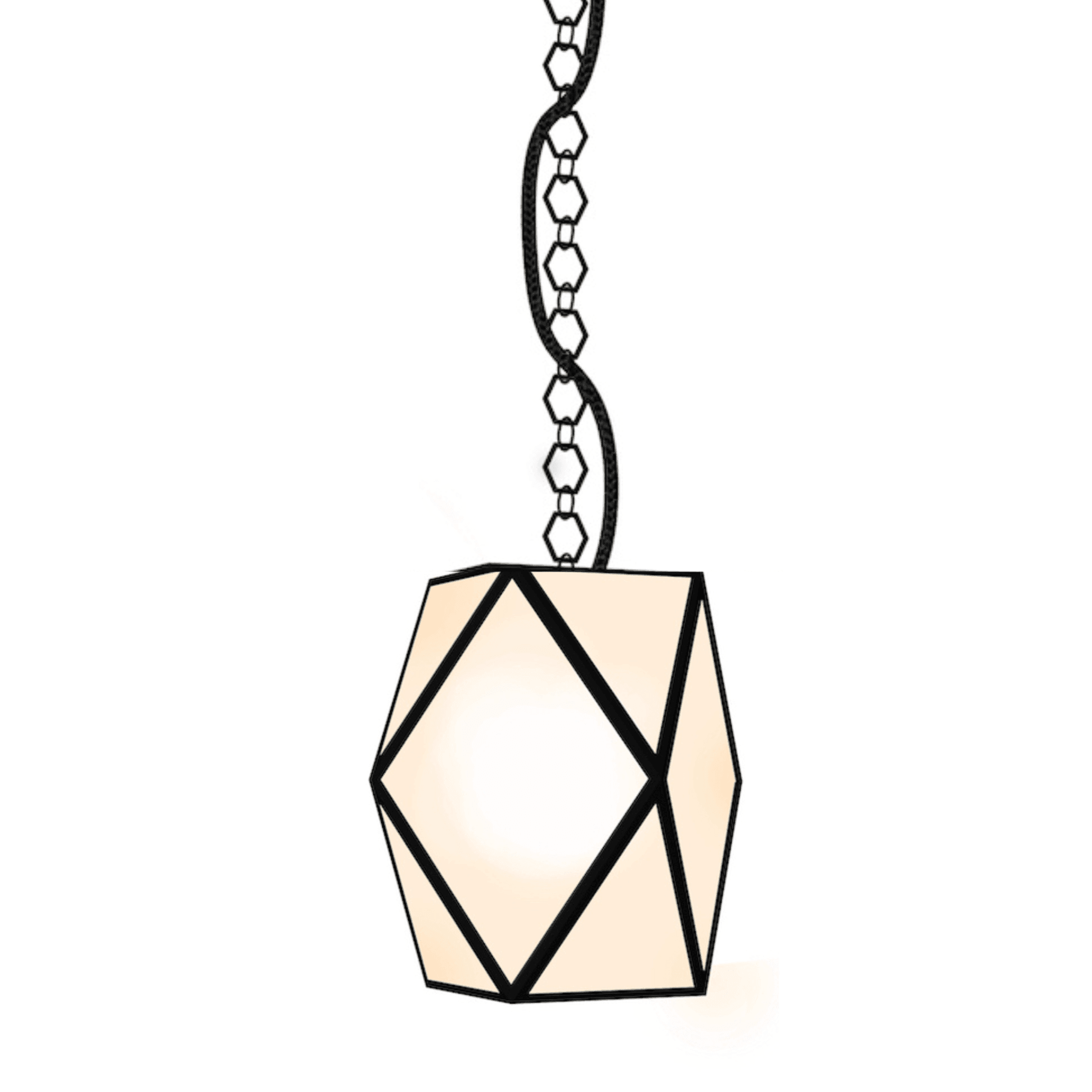 Lampa wisząca MUSE czarny Contardi Eye on Design