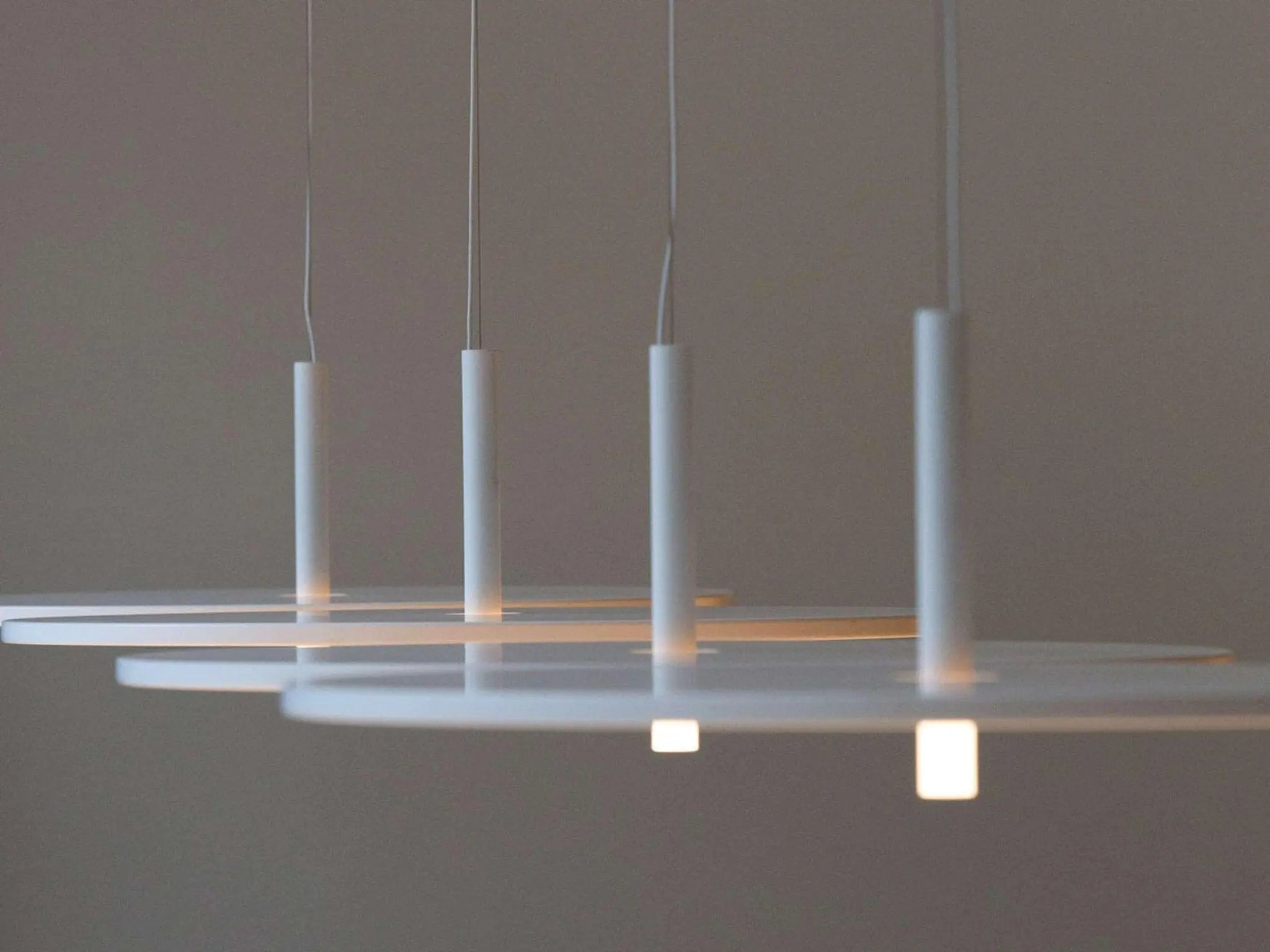 Lampa wisząca MY DISC biały – metal, Flos