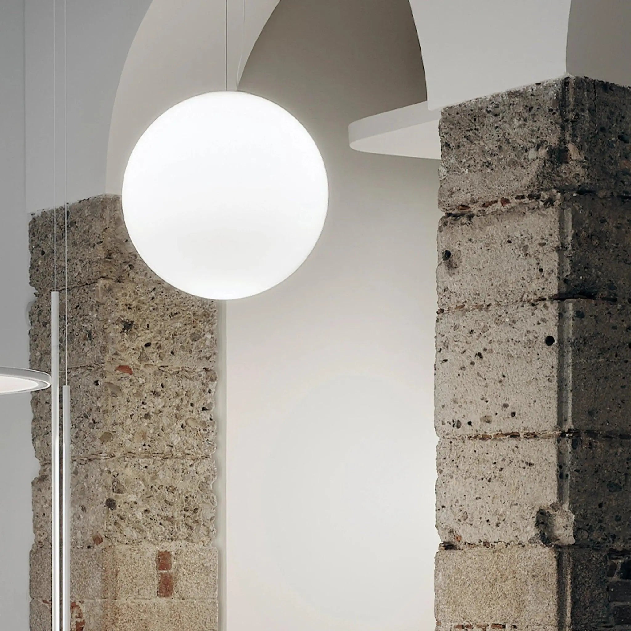 Lampa wisząca MY SPHERE biały – szkło
