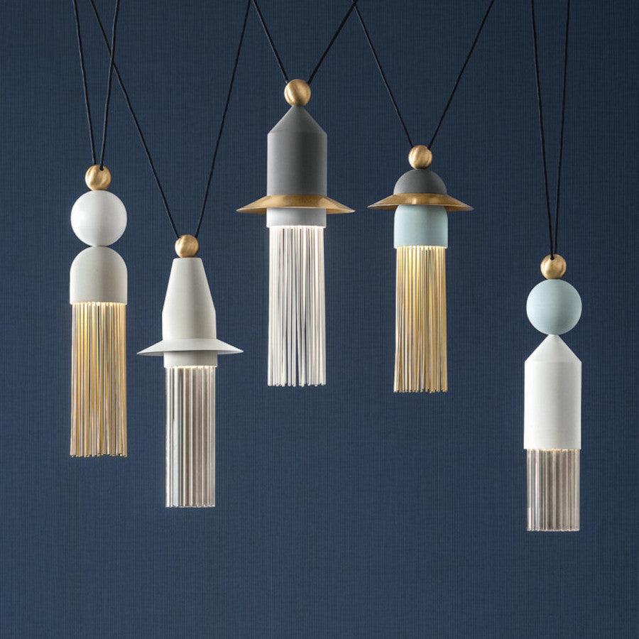 Lampa wisząca NAPPE C5 złoty Masiero Eye on Design