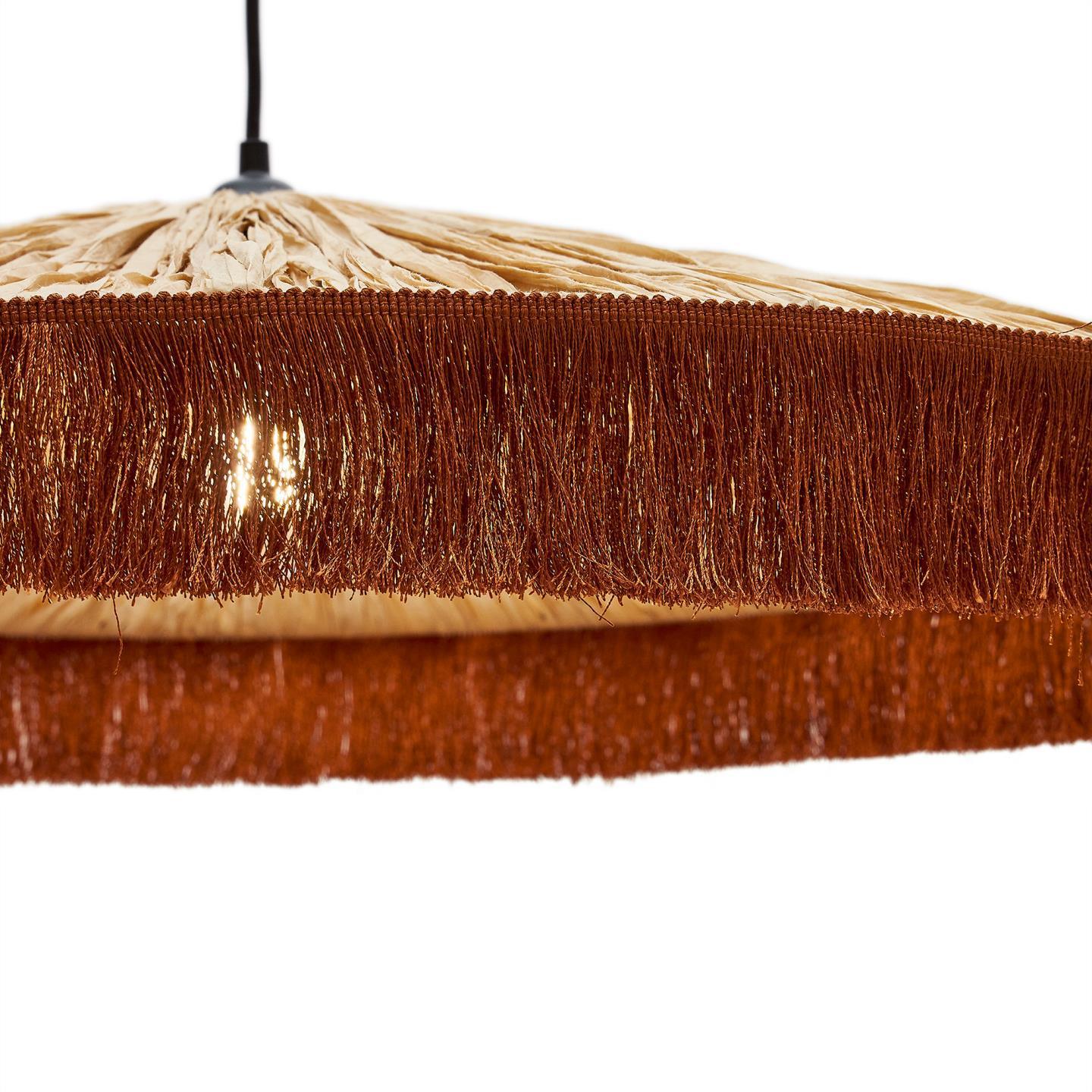 Lampa wisząca POLLENSA bordowy La Forma Eye on Design