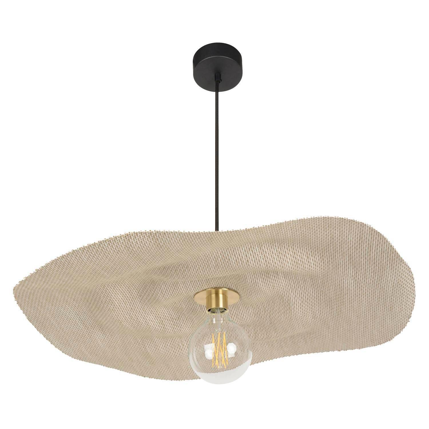Lampa wisząca RIVAGE beżowy len Market Set 78 cm Eye on Design