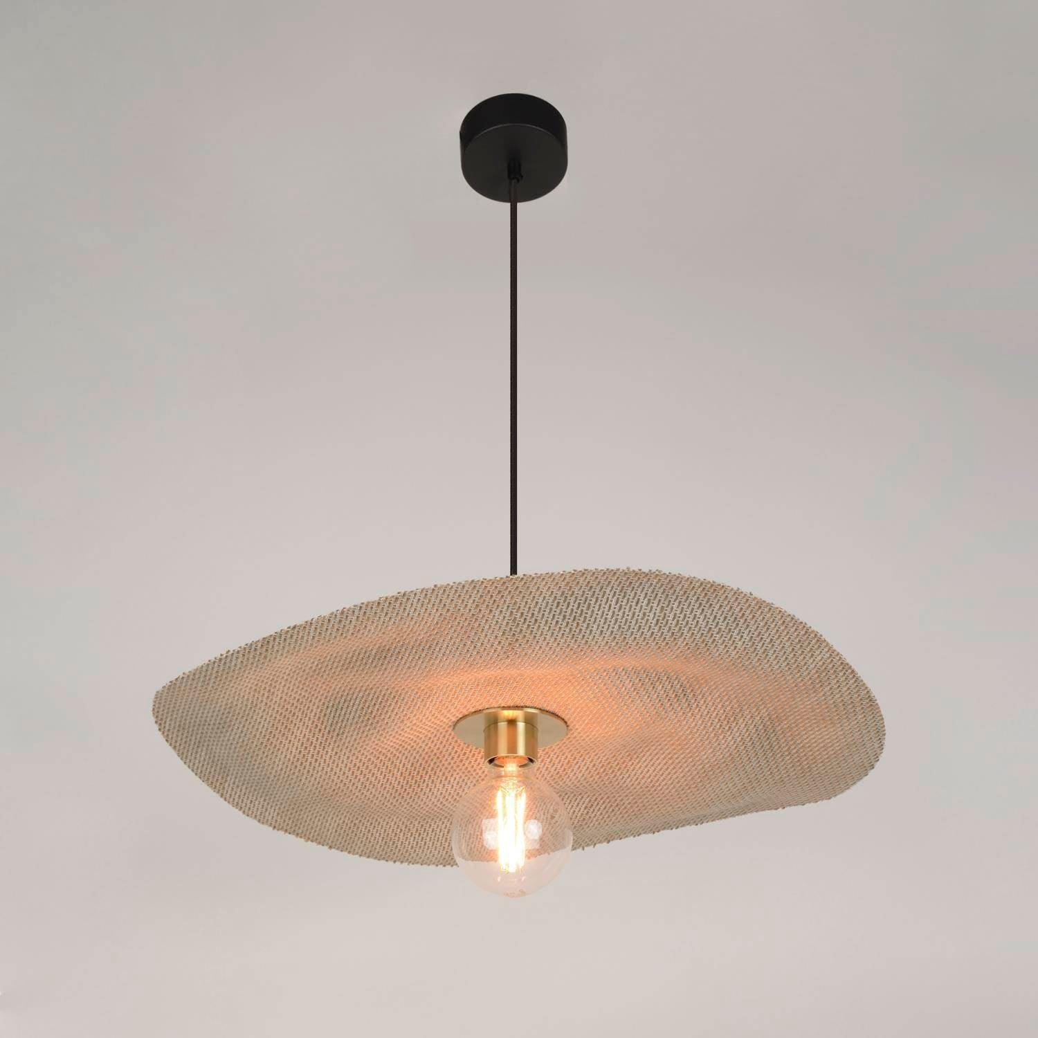 Lampa wisząca RIVAGE beżowy len Market Set Eye on Design