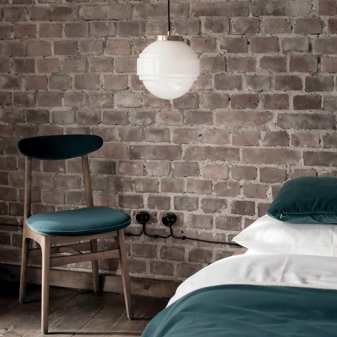 Lampa wisząca SATURN nikiel Embassy Interiors Eye on Design