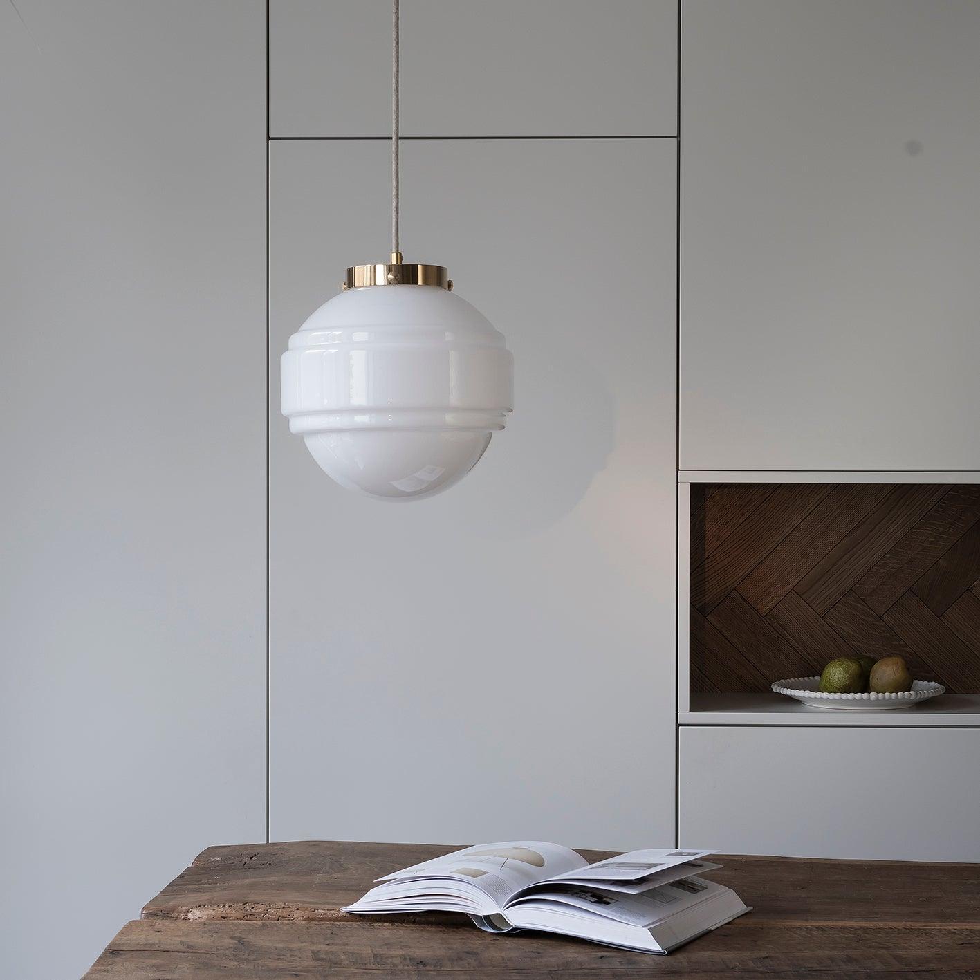 Lampa wisząca SATURN nikiel Embassy Interiors Eye on Design
