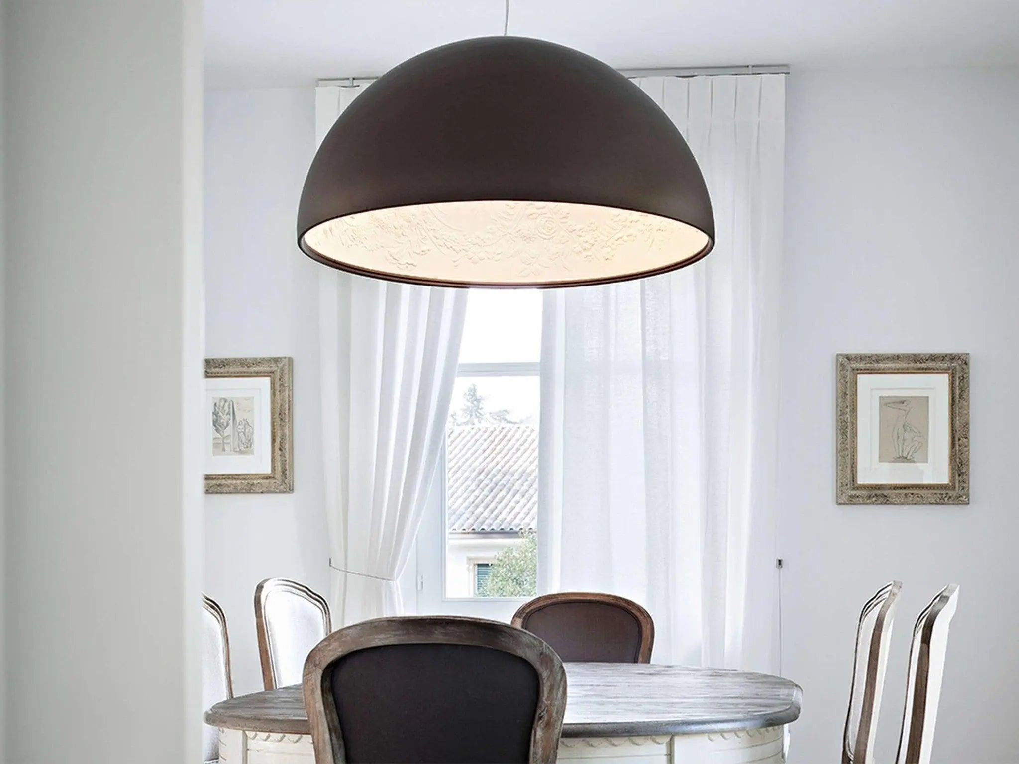 Lampa wisząca SKYGARDEN brązowy matowy – Flos