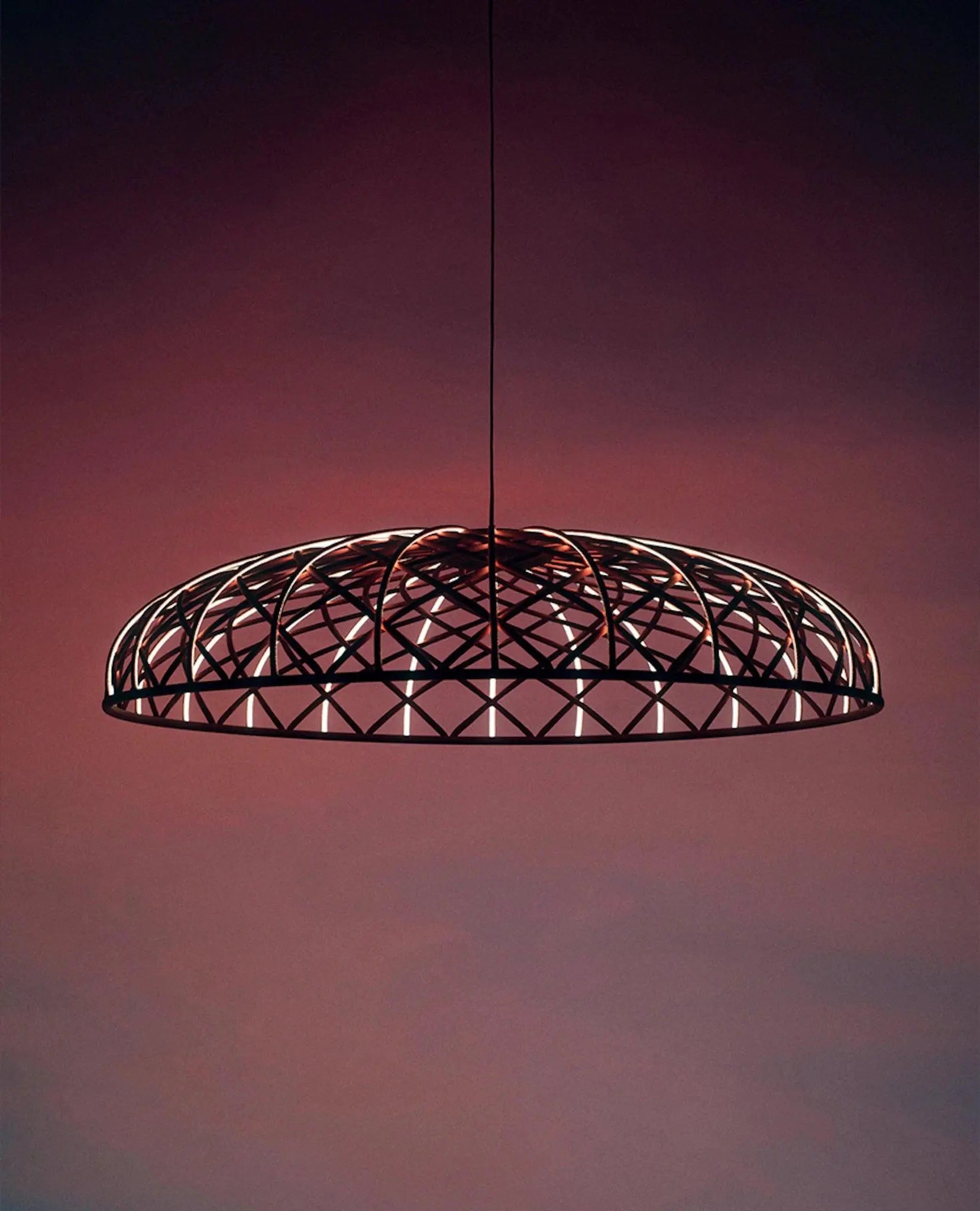 Lampa wisząca SKYNEST ceglasta czerwień – Flos