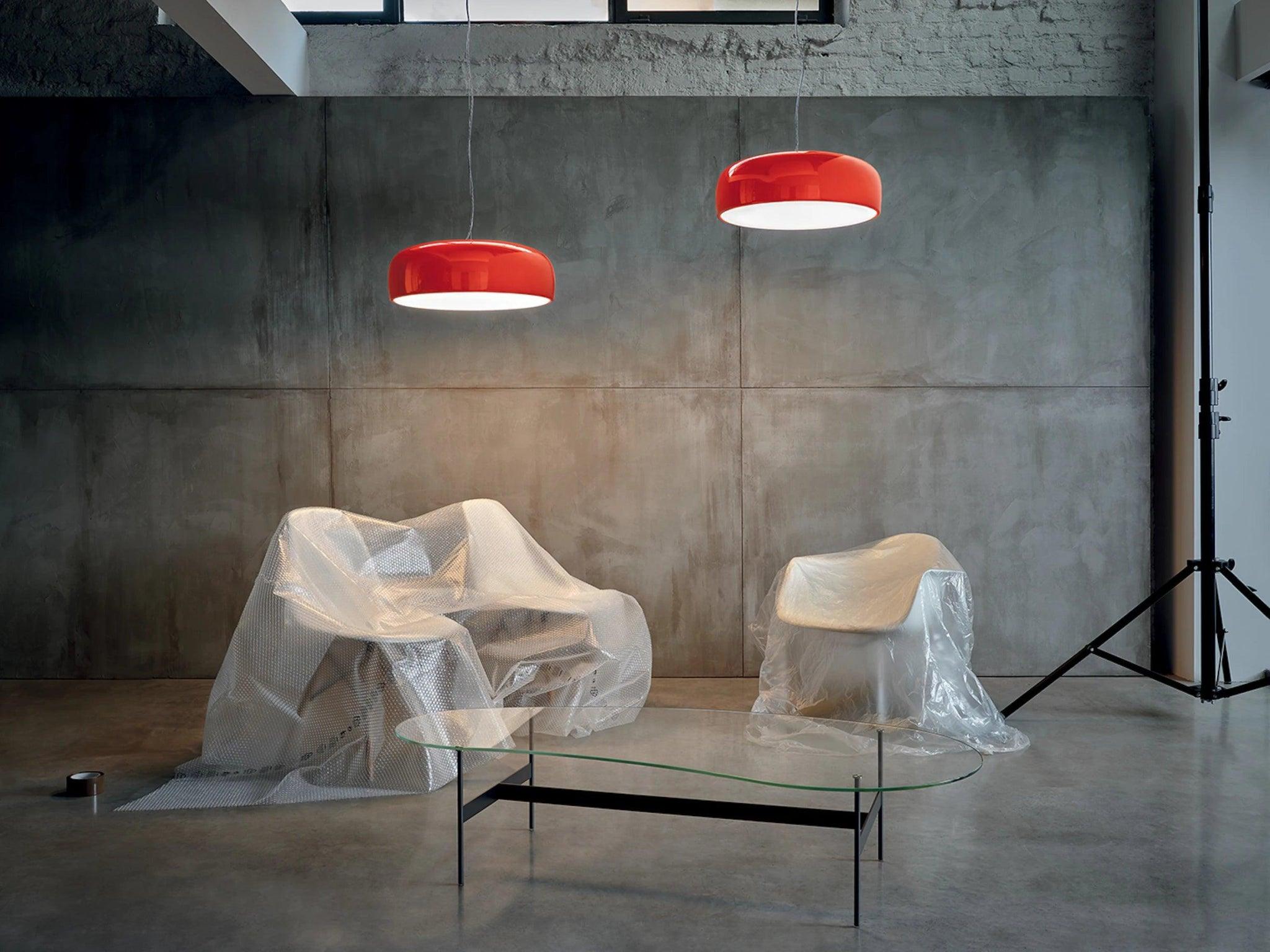Lampa wisząca SMITHFIELD czerwony, marka Flos