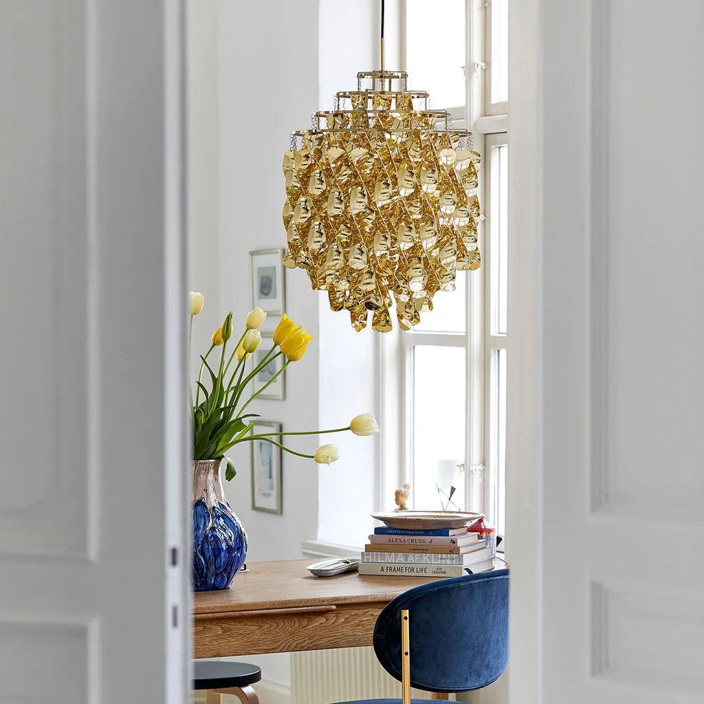 Lampa wisząca SPIRAL SP01 złoty Verpan Eye on Design