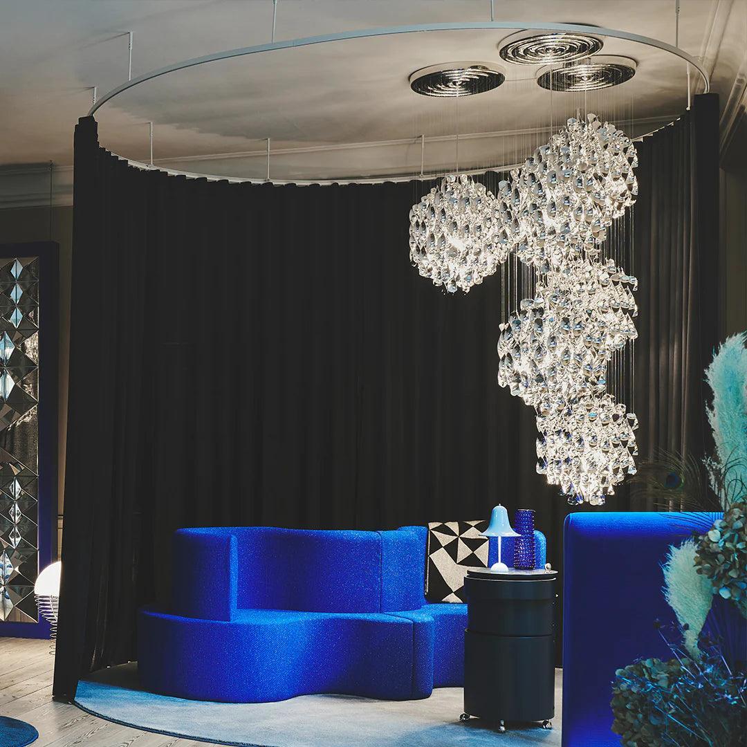 Lampa wisząca SPIRAL SP1 srebrny Verpan Eye on Design