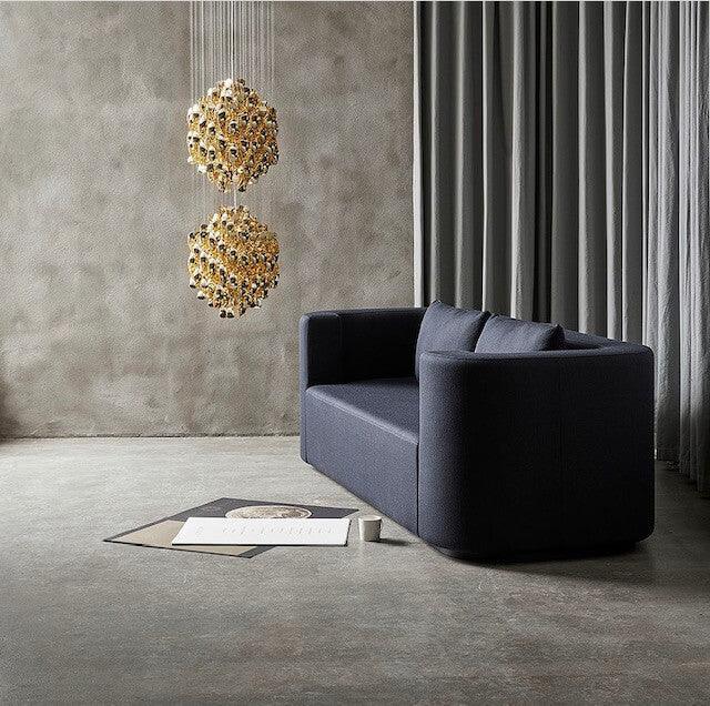 Lampa wisząca SPIRAL SP2 złoty Verpan Eye on Design