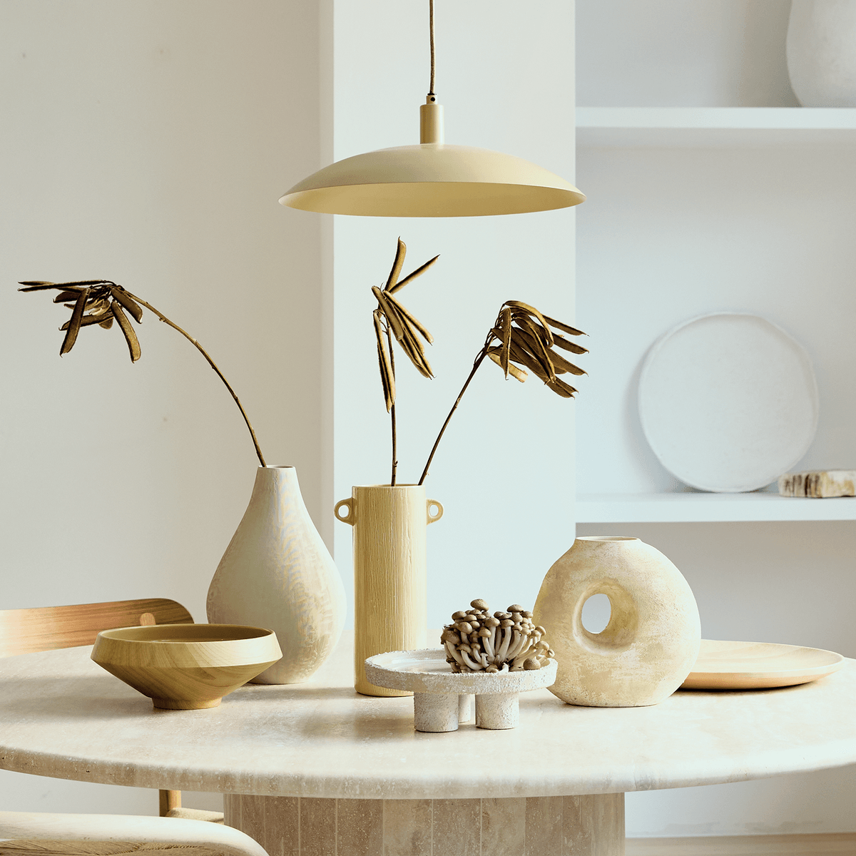 Lampa wisząca SUNA biszkoptowy Urban Nature Culture Eye on Design