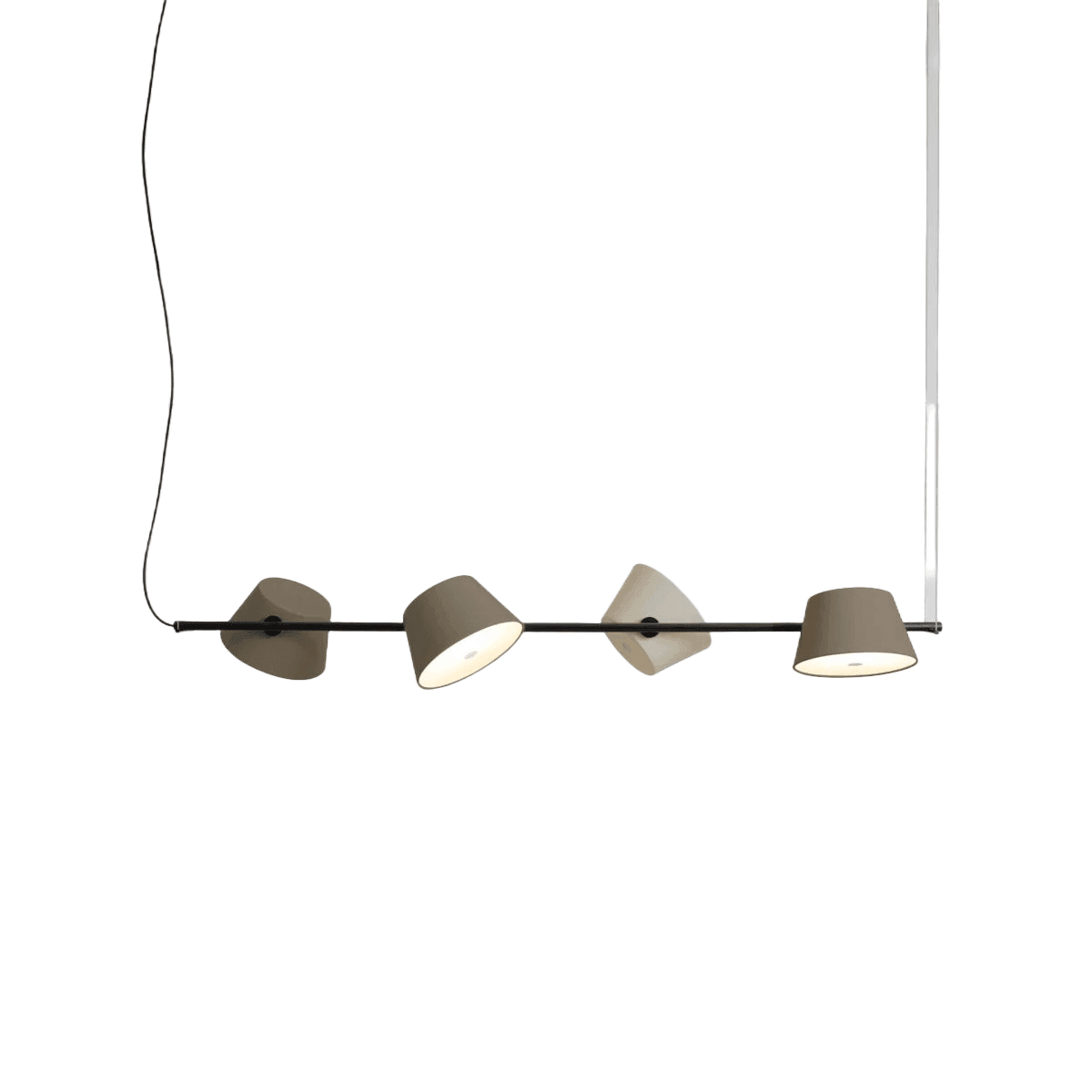 Lampa wisząca TAM TAM piaskowo-szara Marset Eye on Design