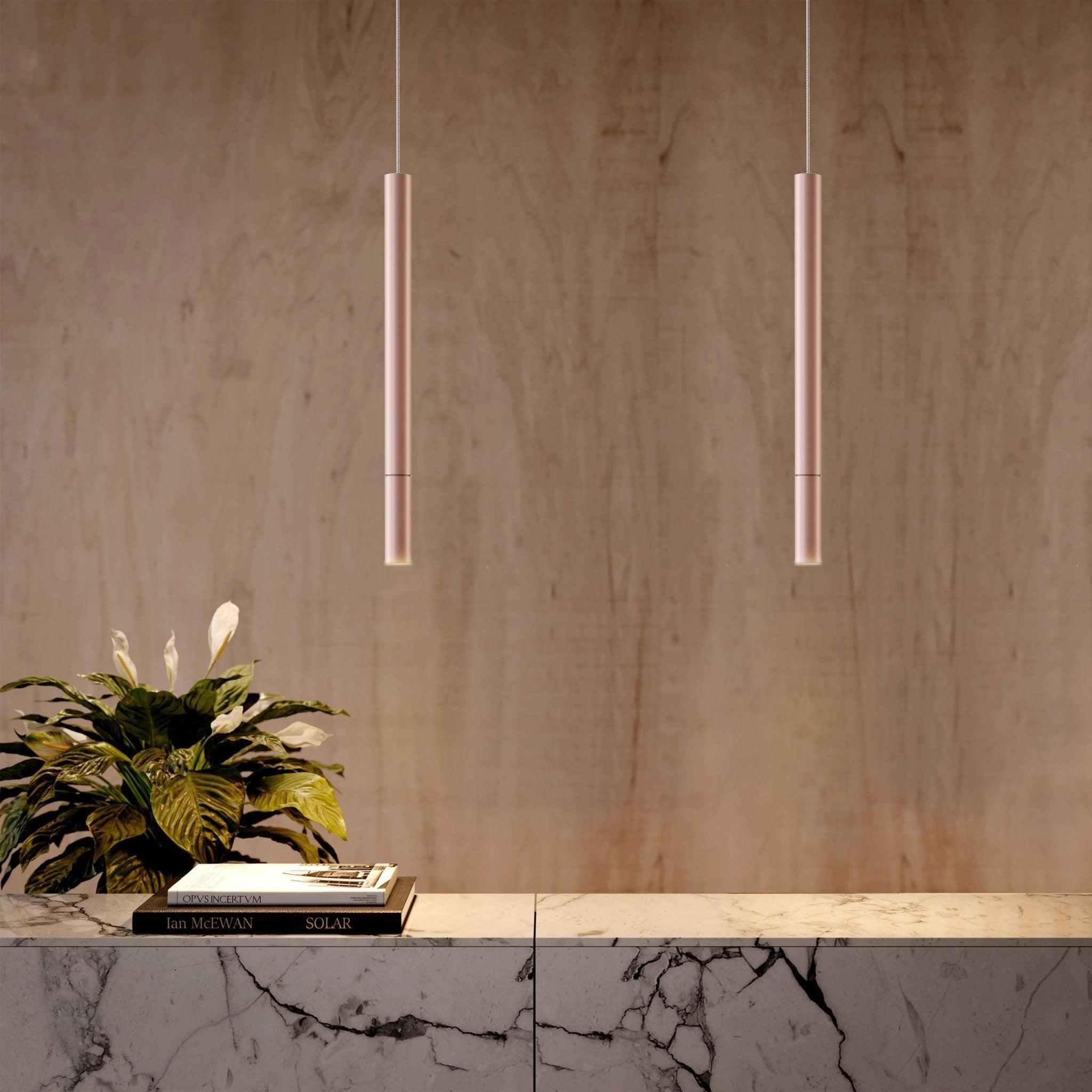 Lampa wisząca TENEBRA różowe złoto Contardi Eye on Design