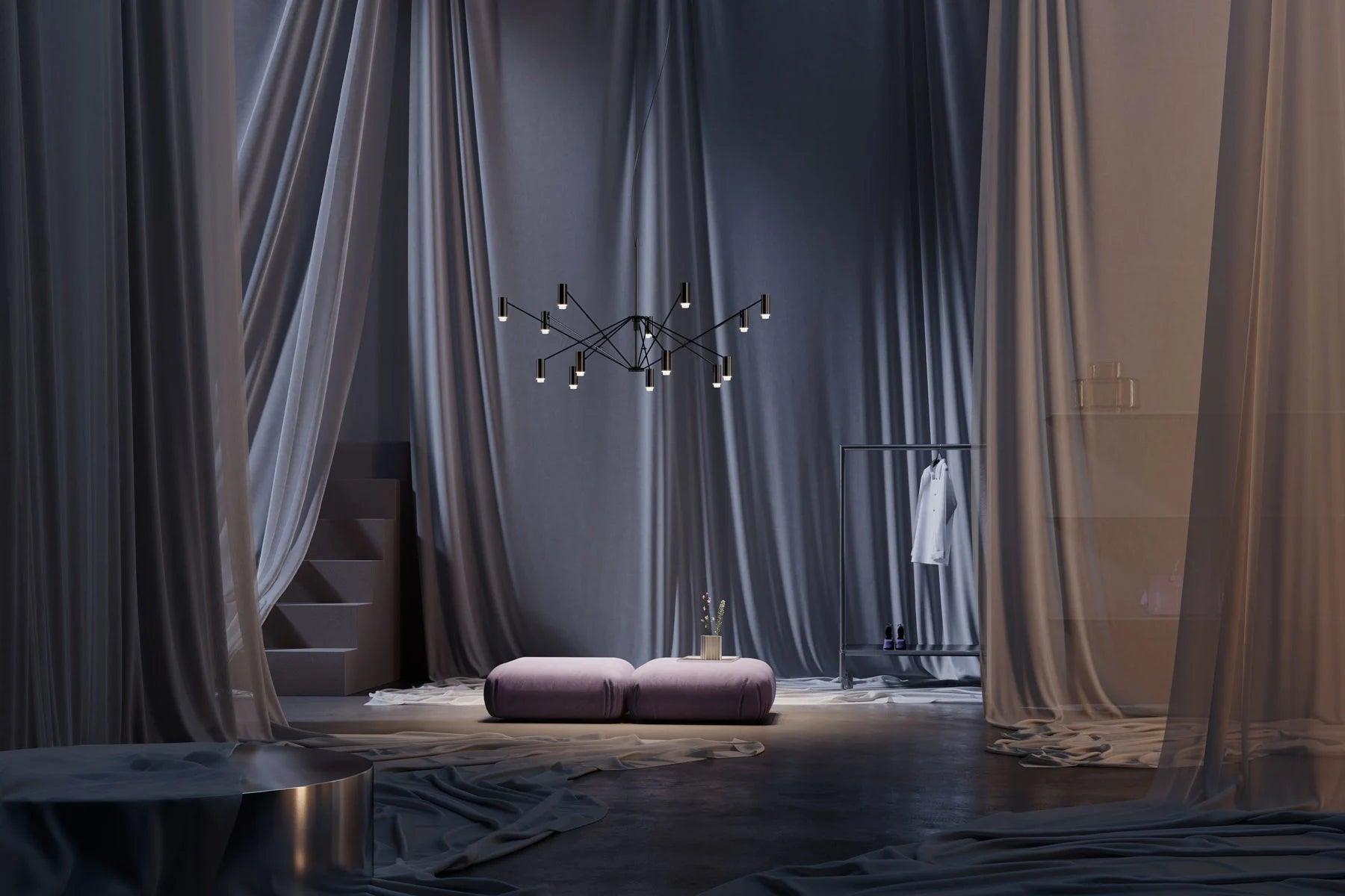 Lampa wisząca THE W czarny Marset Eye on Design