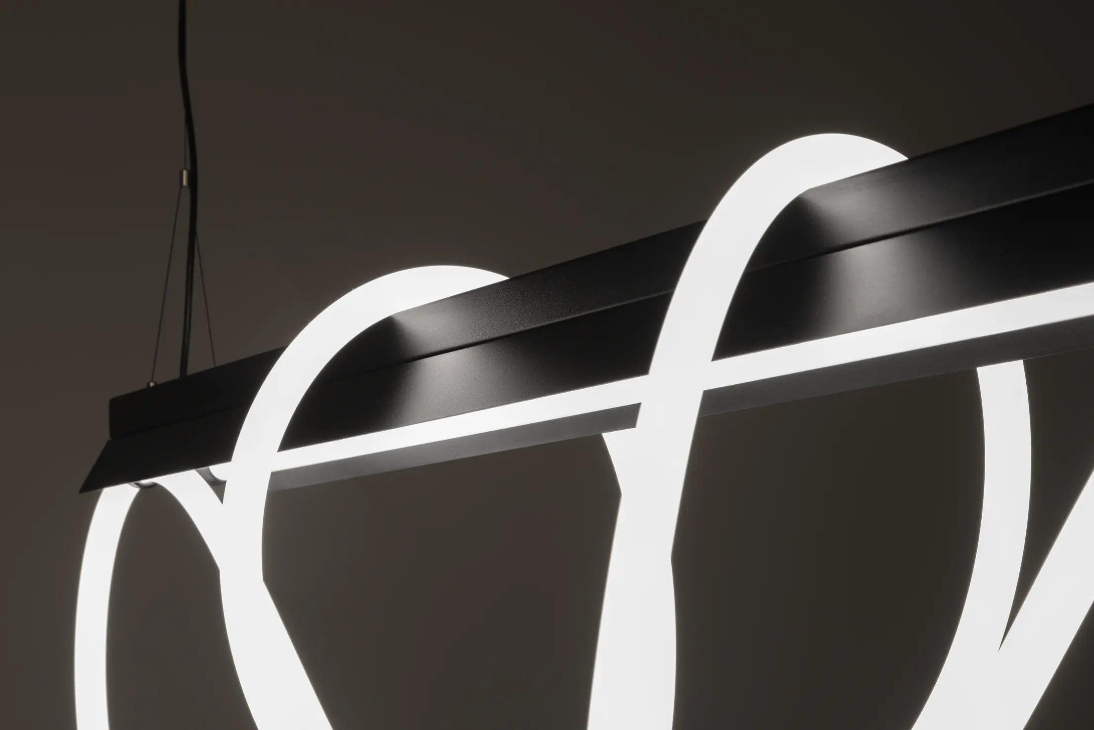 Lampa wisząca TUBELIGHT czarny Moooi Eye on Design