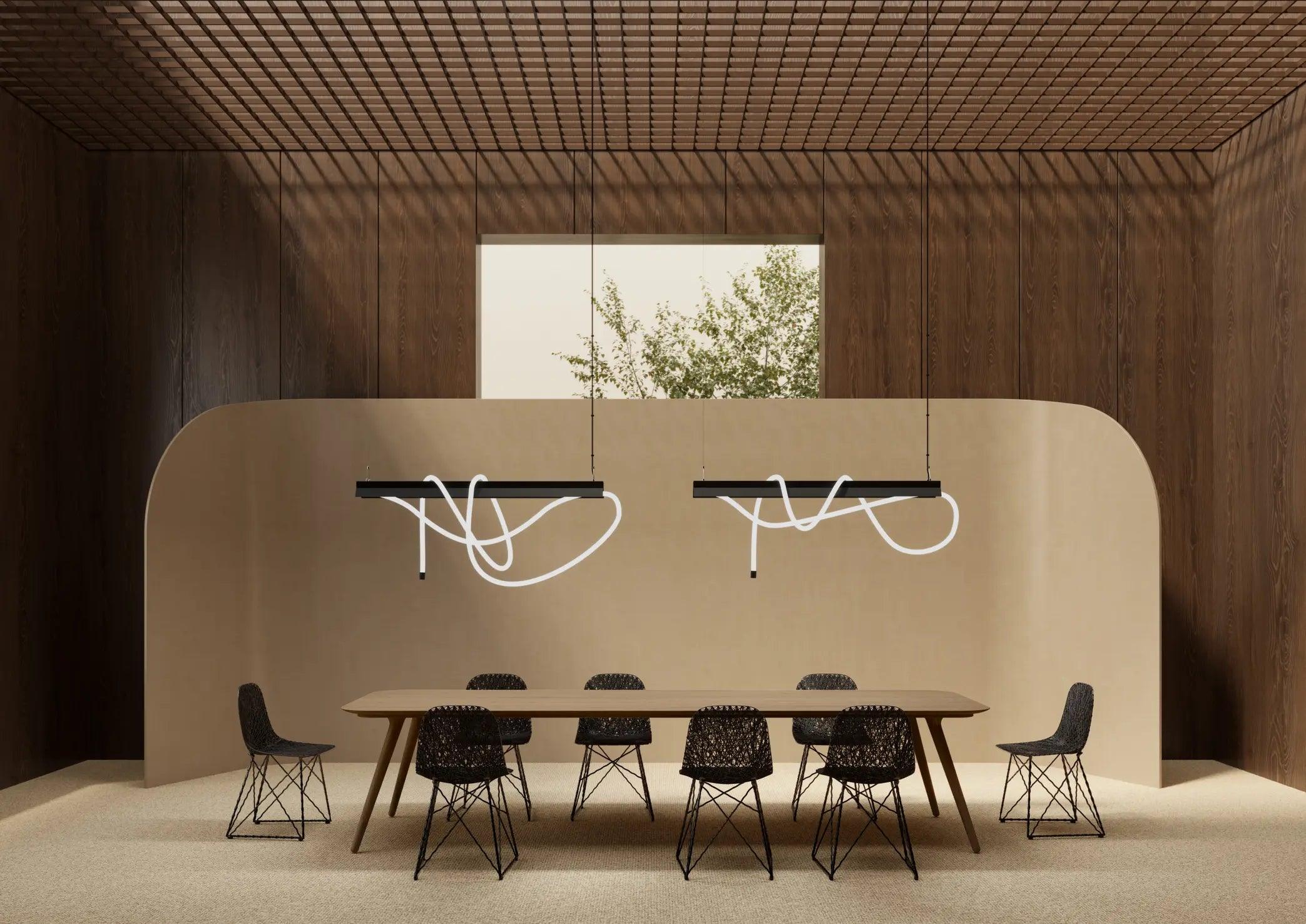 Lampa wisząca TUBELIGHT czarny Moooi Eye on Design