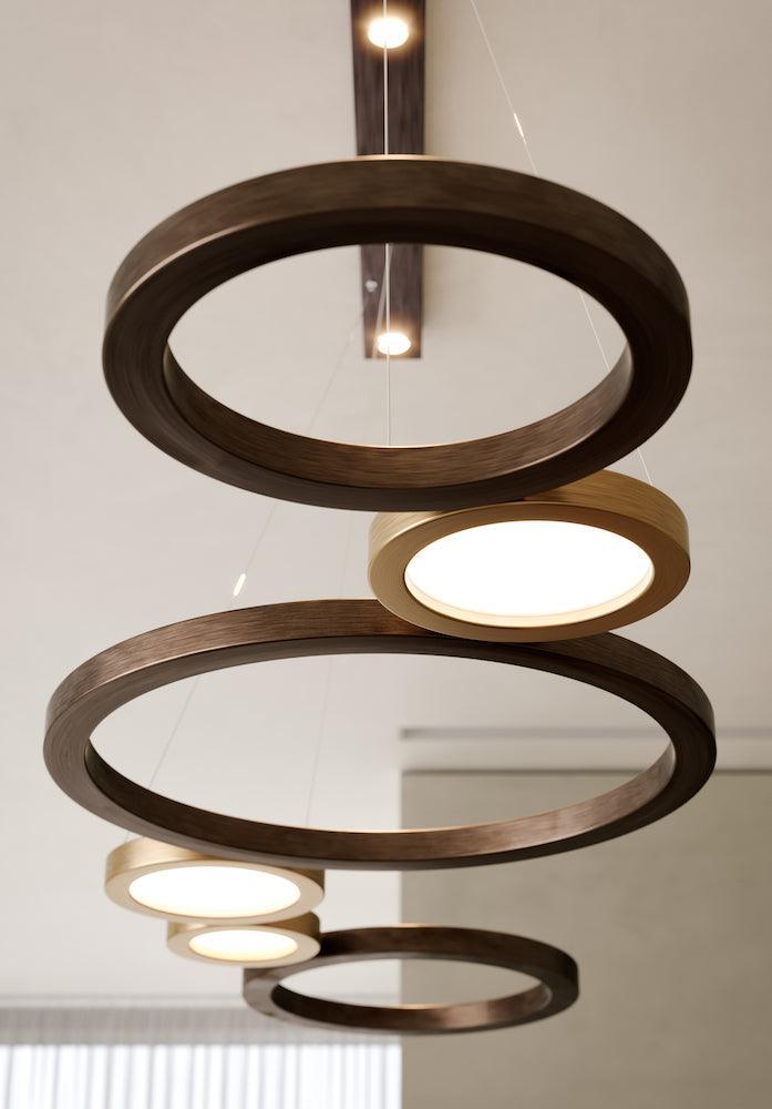 Lampa wisząca VEGAS brązowy Contardi Eye on Design