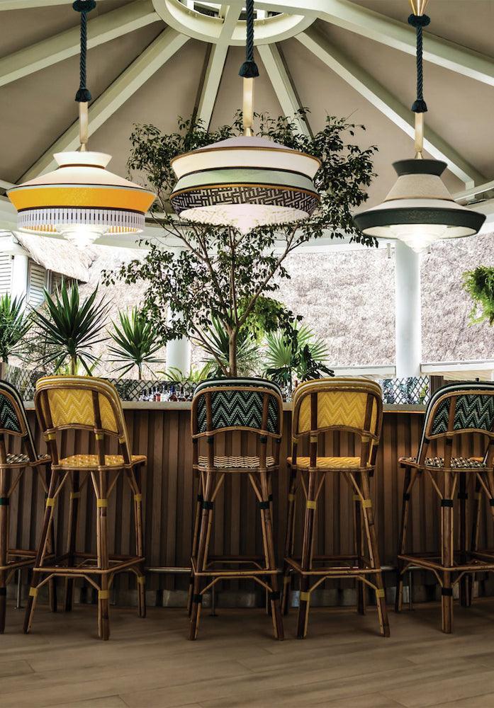 Lampa zewnętrzna CALYPSO GUADALOUPE czarno-biały Contardi Eye on Design