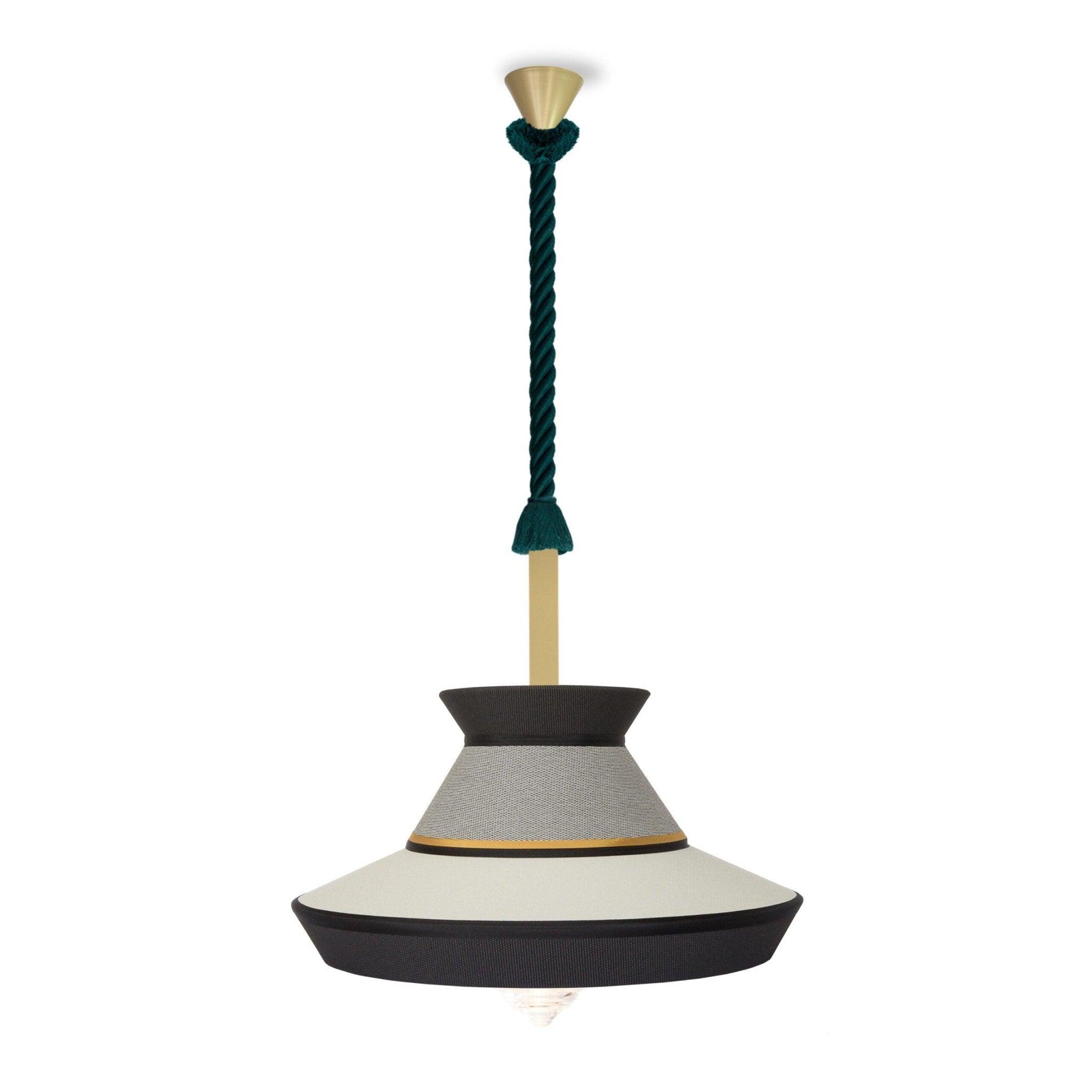 Lampa zewnętrzna CALYPSO GUADALOUPE czarno-biały Contardi XL 1.9 m Eye on Design