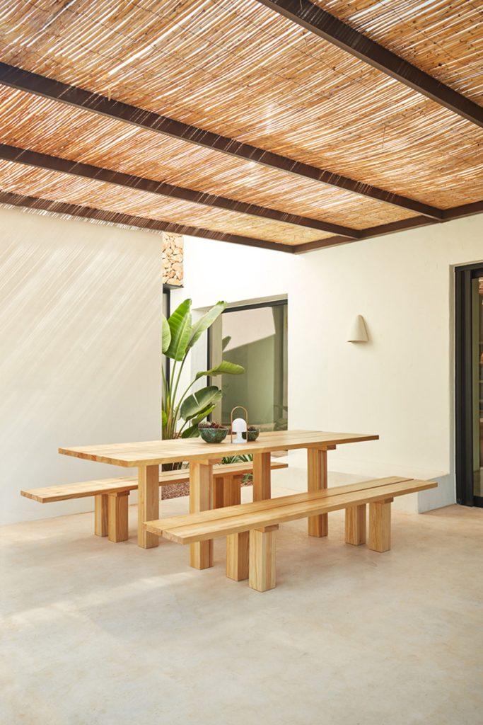 Ławka BANDA drewno sosnowe Teulat Eye on Design