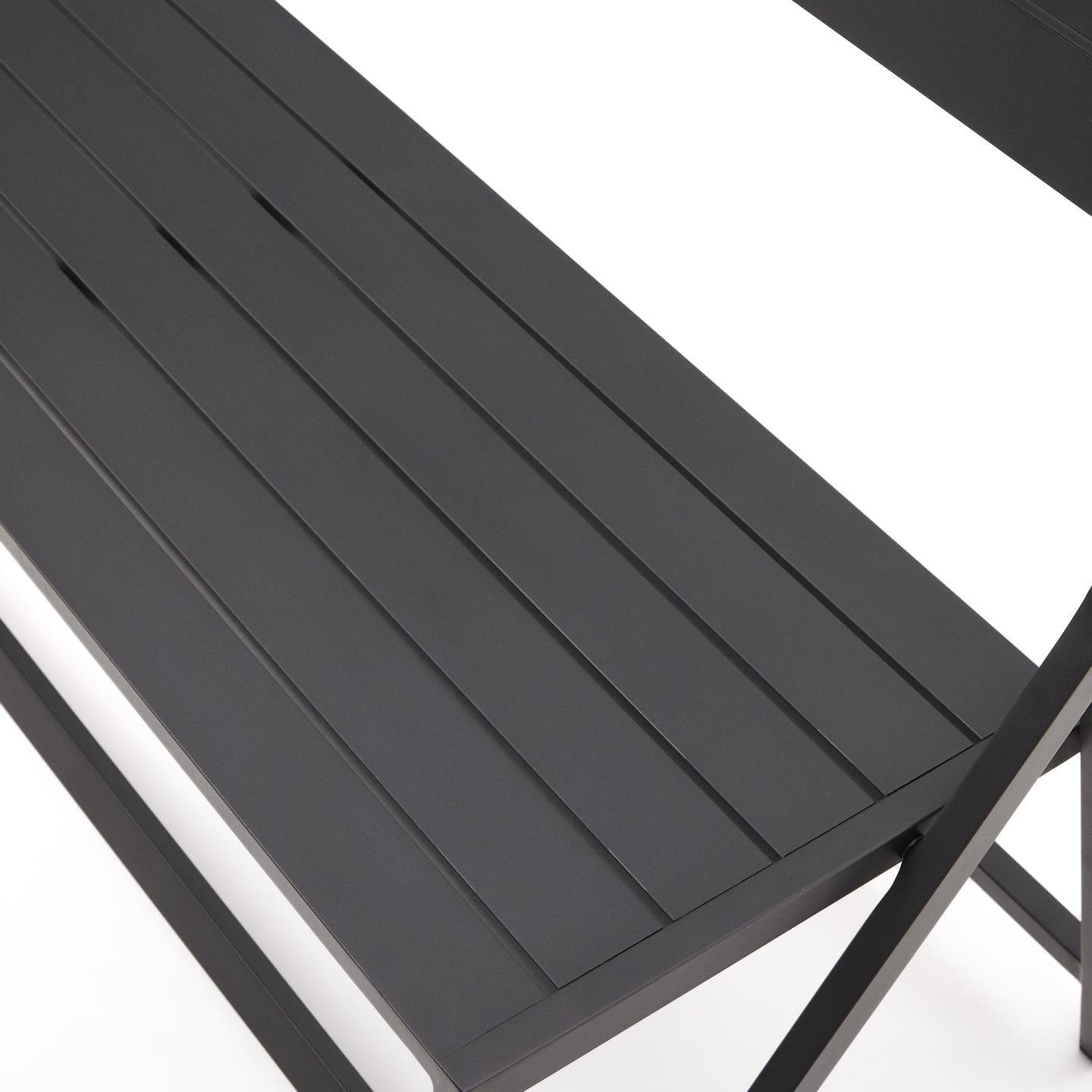 Ławka ogrodowa składana TORRETA czarny La Forma Eye on Design