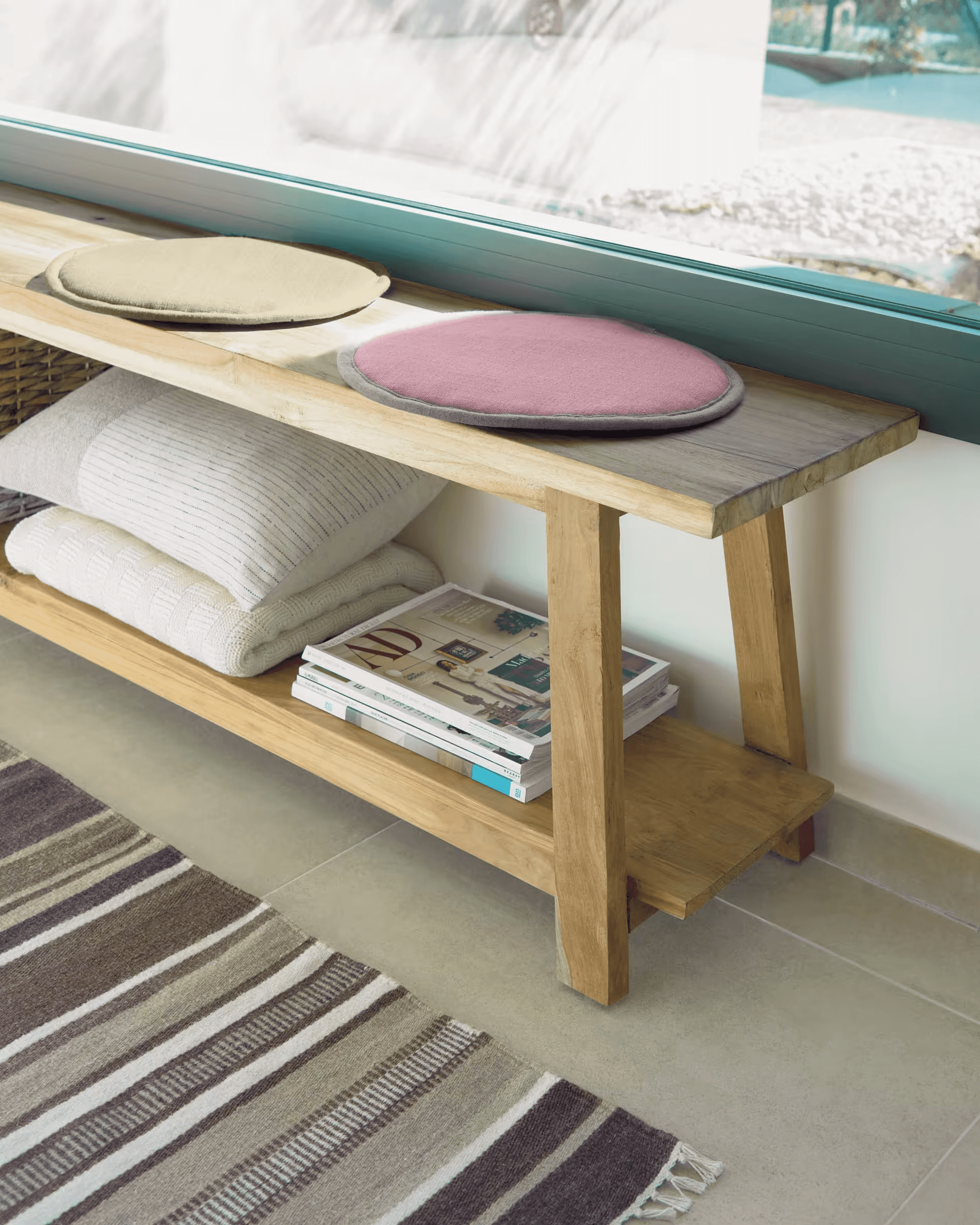 Ławka SAFARA lite drewno tekowe La Forma Eye on Design