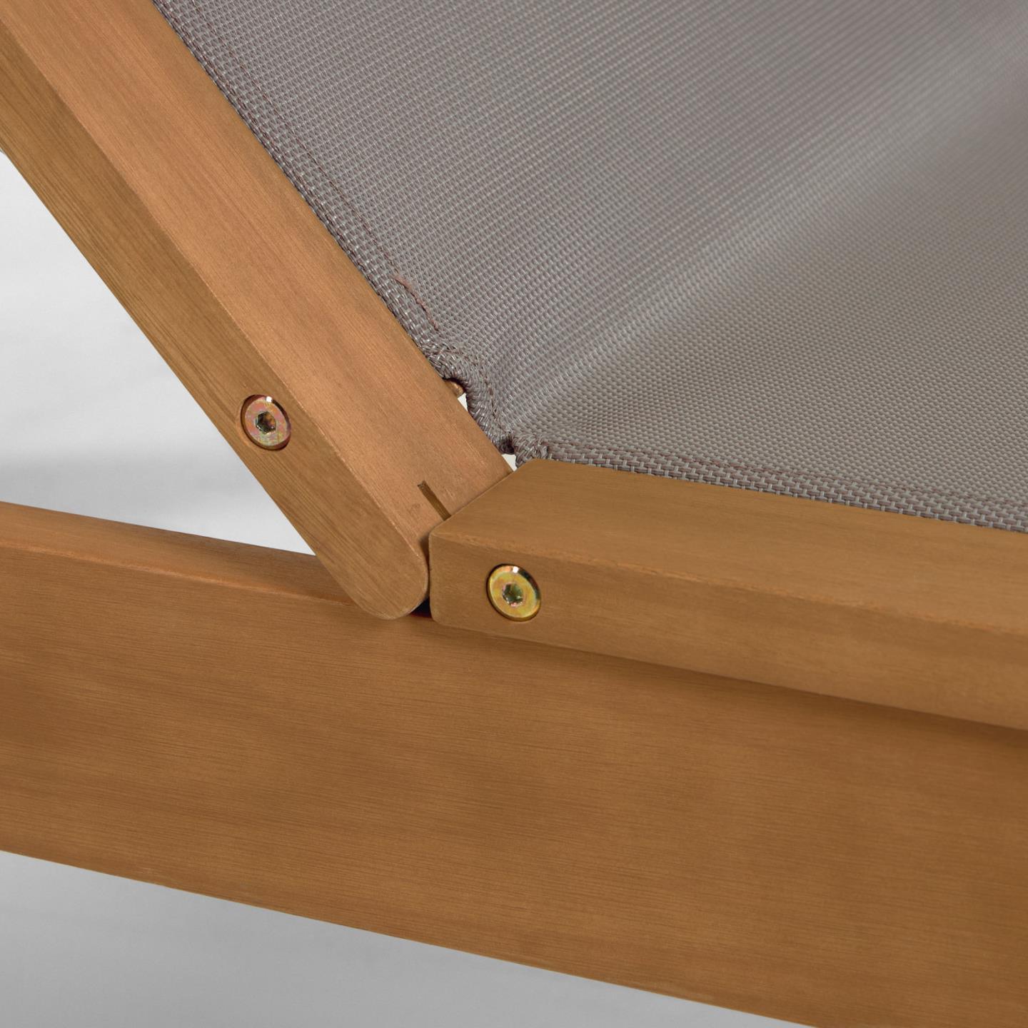 Leżak CATERIN szary La Forma Eye on Design